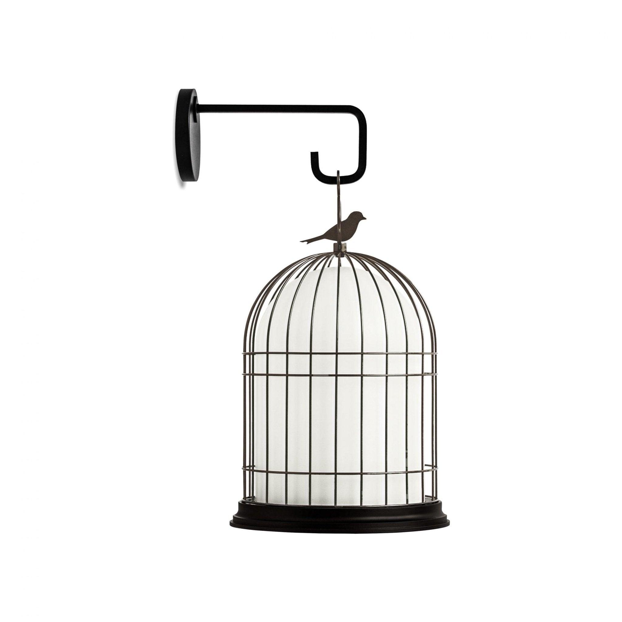 Lampa zewnętrzna akumulatorowa FREEDOM BATTERY brązowy Contardi podstawa ścienna z hakiem Eye on Design