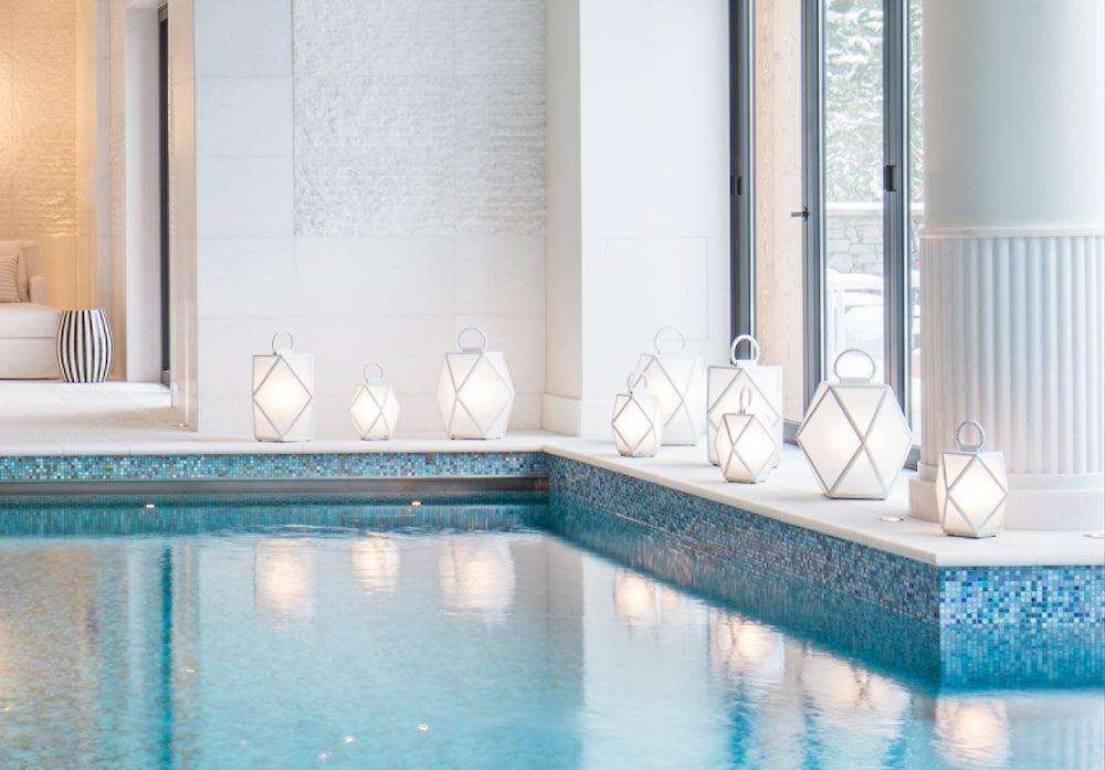 Lampa zewnętrzna akumulatorowa MUSE BATTERY biały Contardi Eye on Design