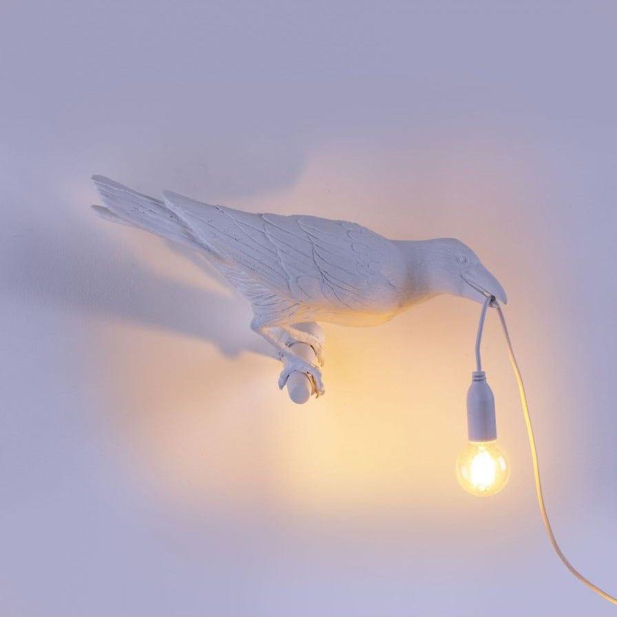 Lampa zewnętrzna BIRD LOOKING RIGHT biały Seletti Eye on Design