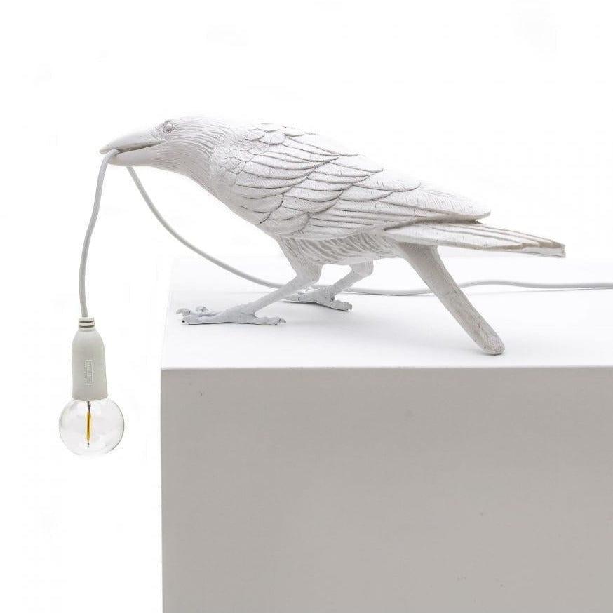 Lampa zewnętrzna BIRD PLAYING biały Seletti Eye on Design