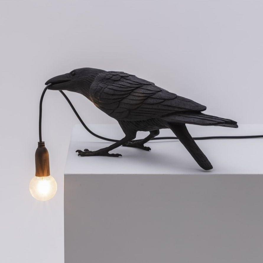 Lampa zewnętrzna BIRD PLAYING czarny Seletti Eye on Design
