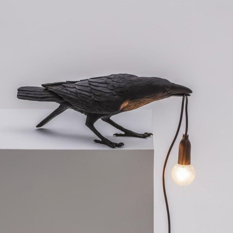 Lampa zewnętrzna BIRD PLAYING czarny Seletti Eye on Design