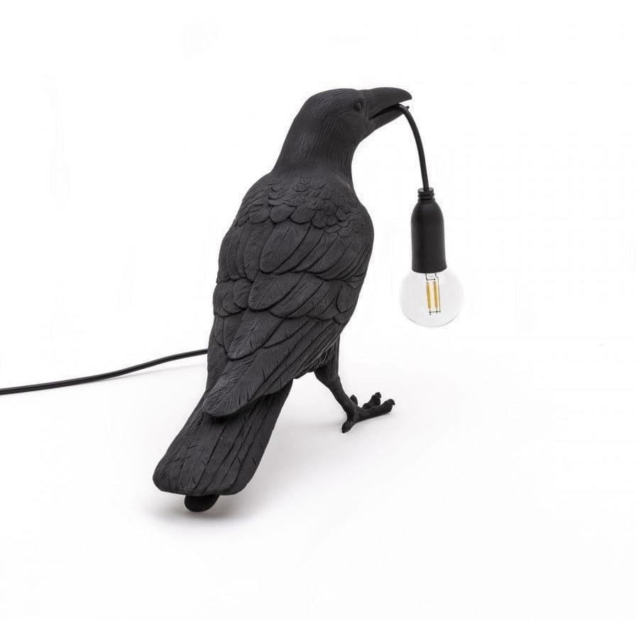 Lampa zewnętrzna BIRD WAITING czarny Seletti Eye on Design