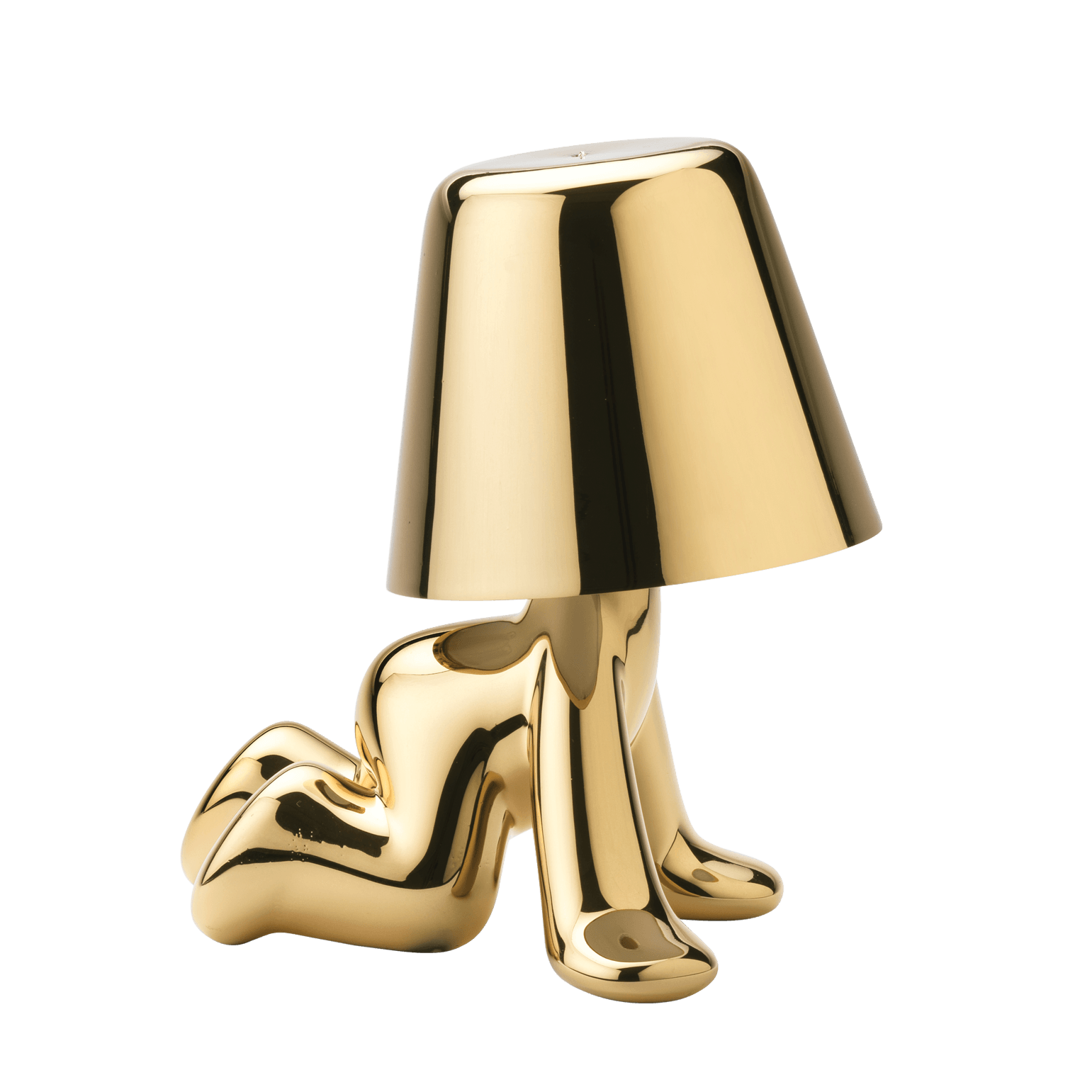 Lampka GOLDEN BROTHER RON złoty Qeeboo Eye on Design