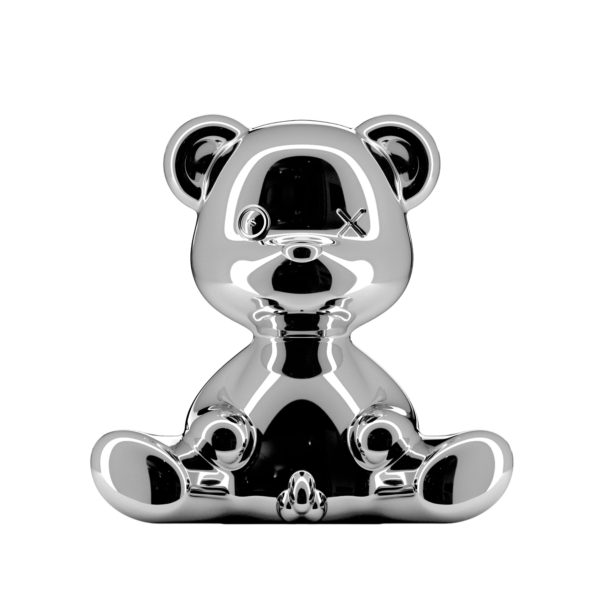 Lampka TEDDY BOY srebrny Qeeboo Eye on Design