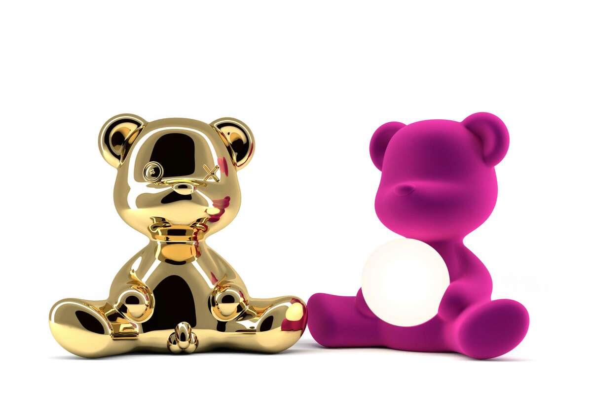 Lampka TEDDY BOY złoty Qeeboo Eye on Design