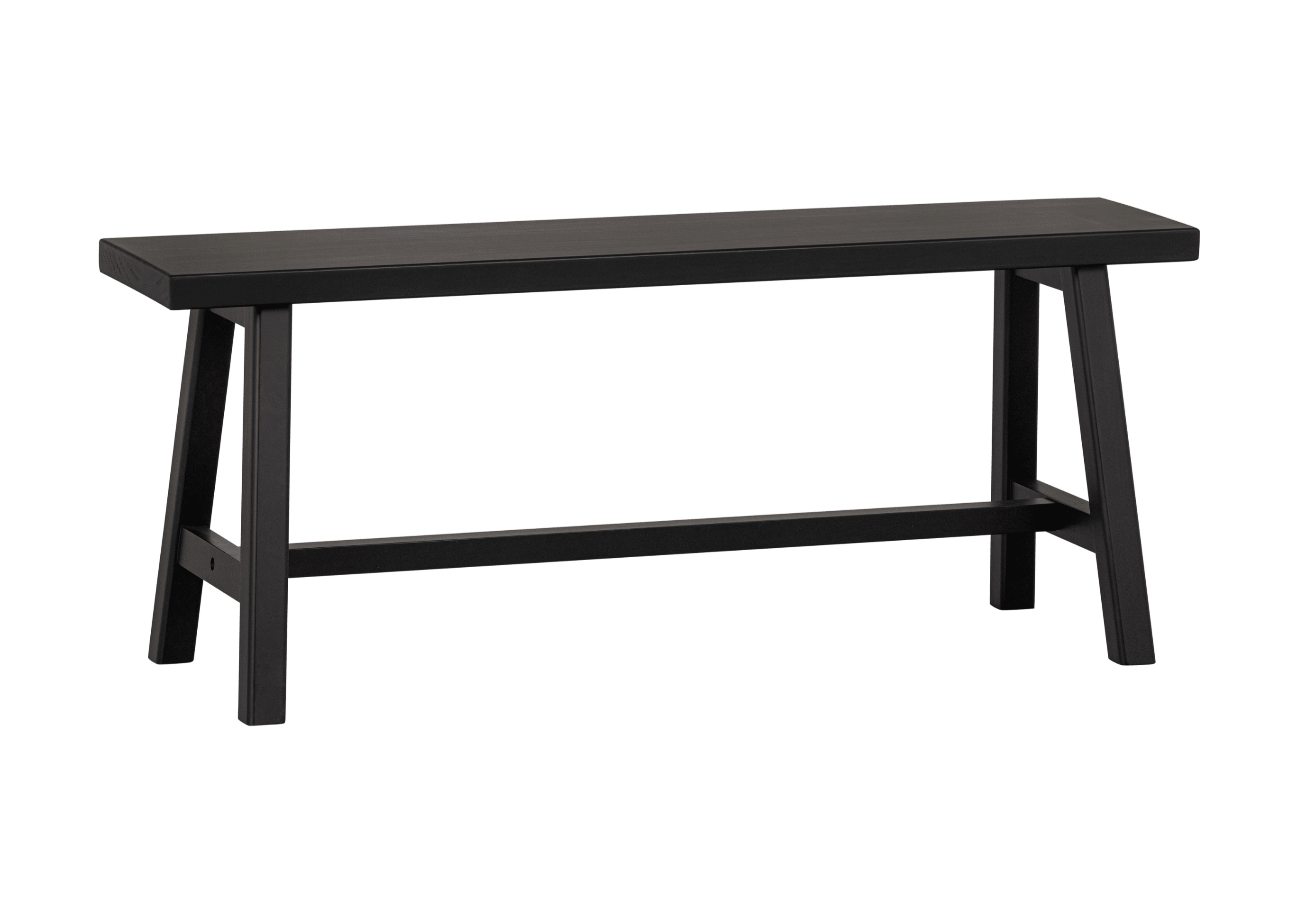 Ławka IMME czarne drewno Woood Eye on Design