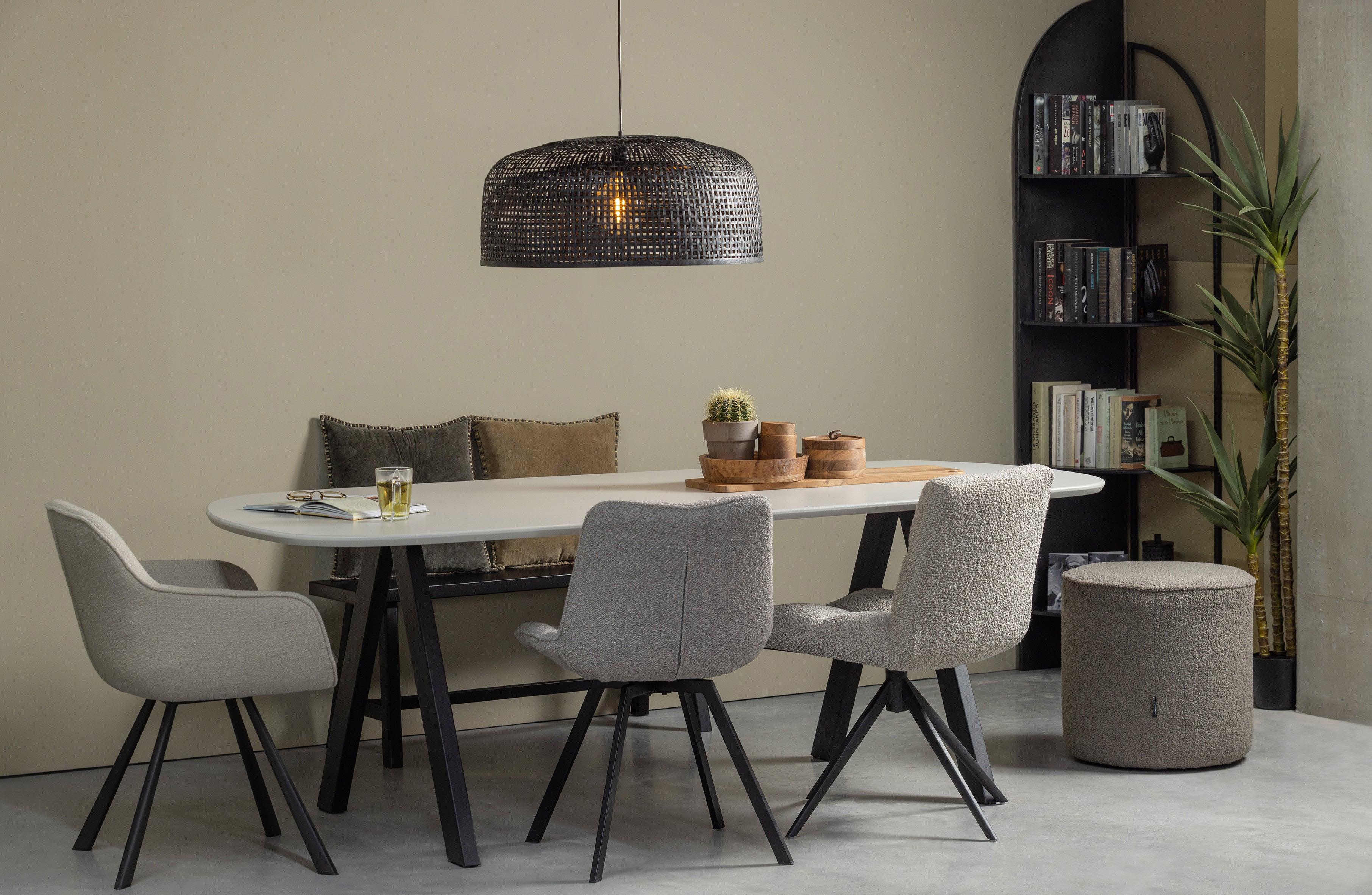 Ławka IMME czarne drewno Woood Eye on Design