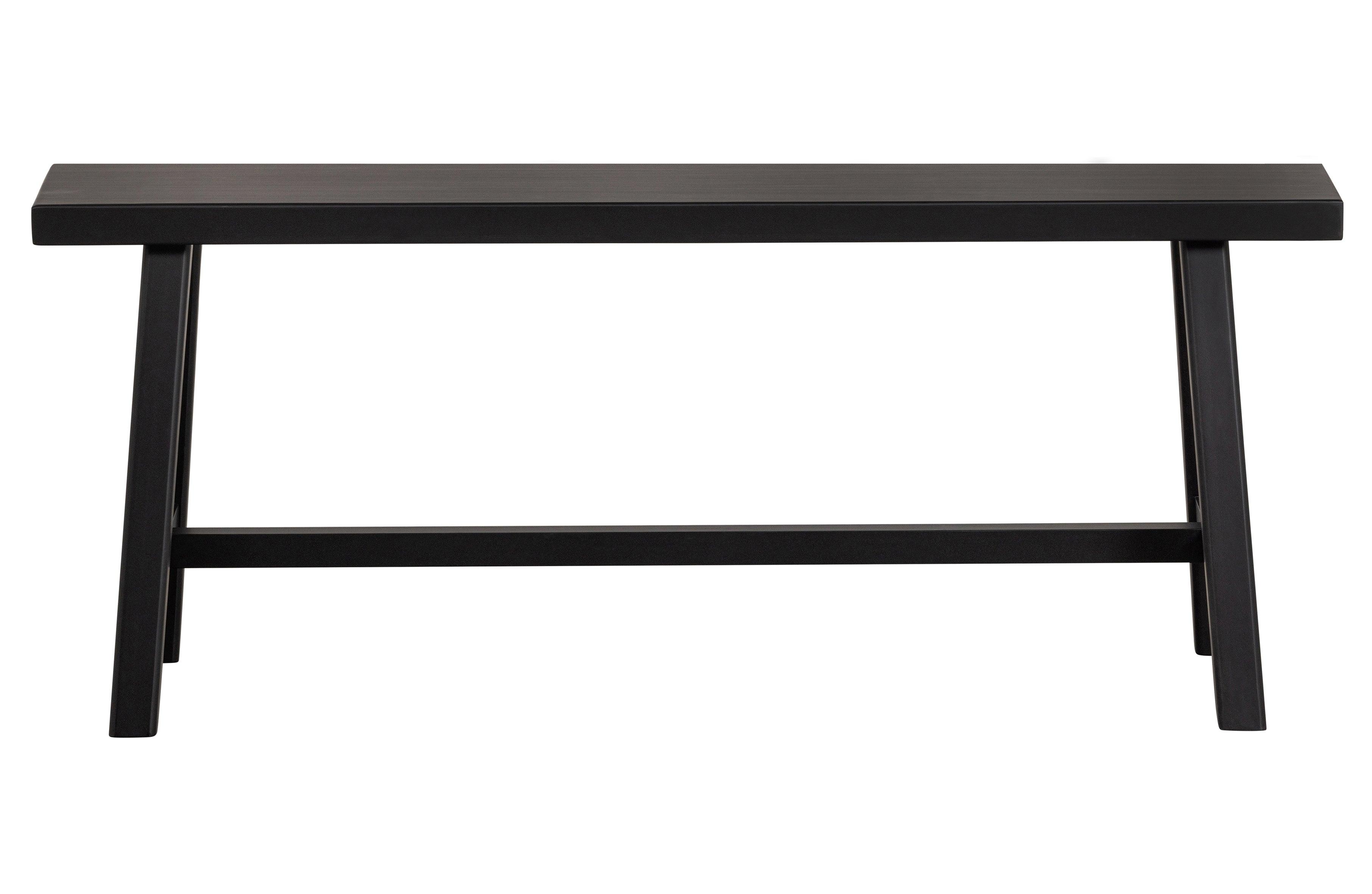 Ławka IMME czarne drewno Woood Eye on Design