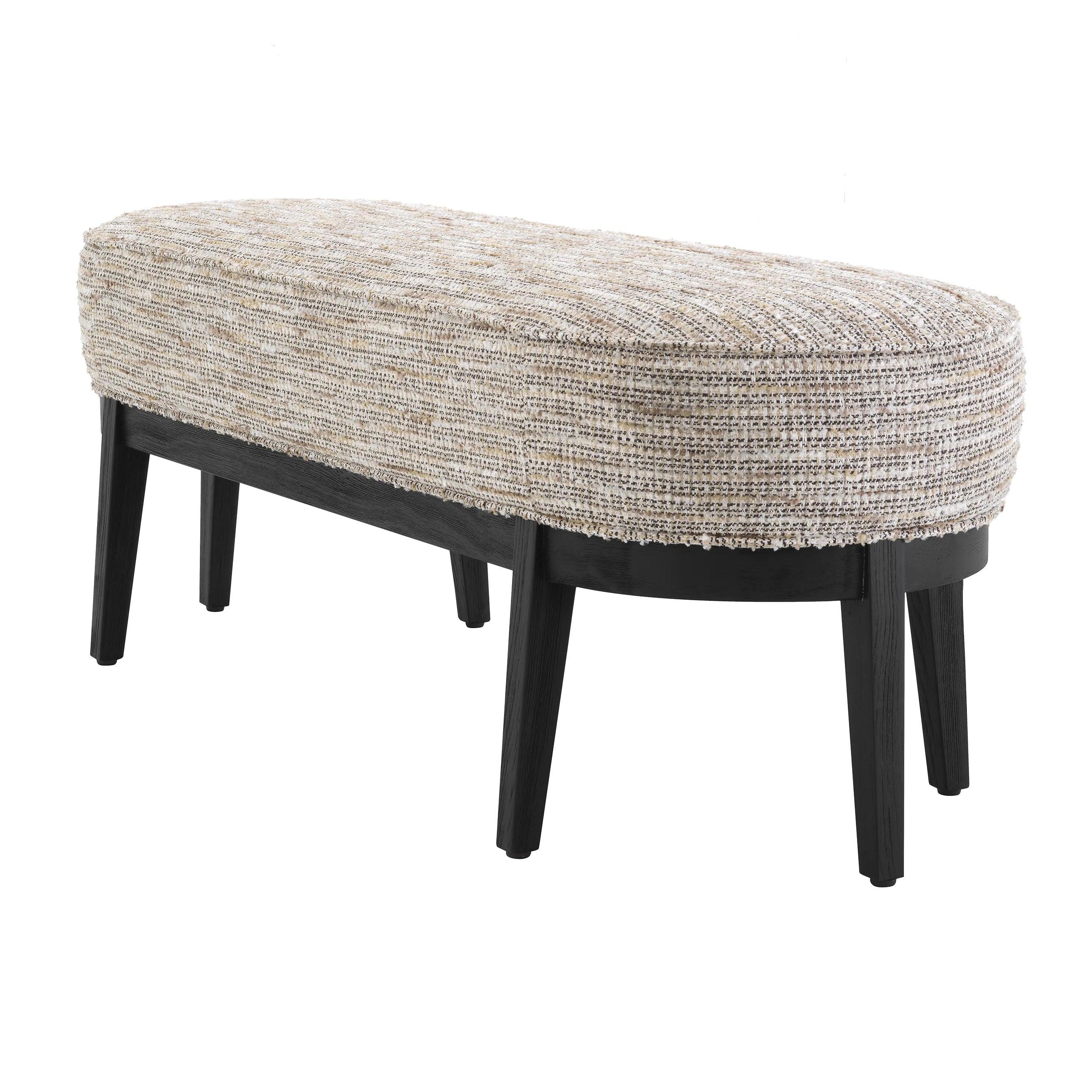 Ławka JARRETT beżowy melanż Eichholtz Eye on Design