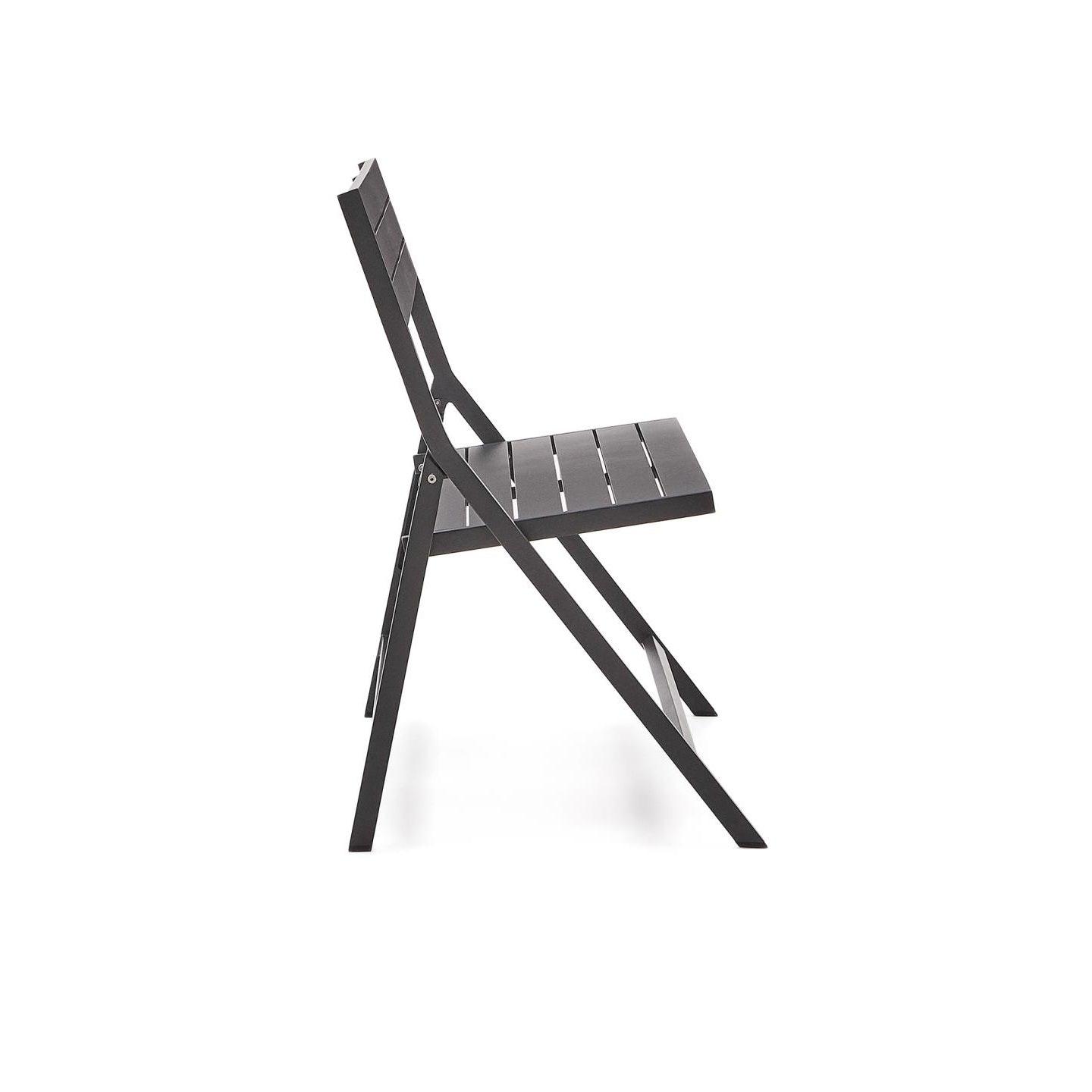 Ławka ogrodowa składana TORRETA czarny La Forma Eye on Design