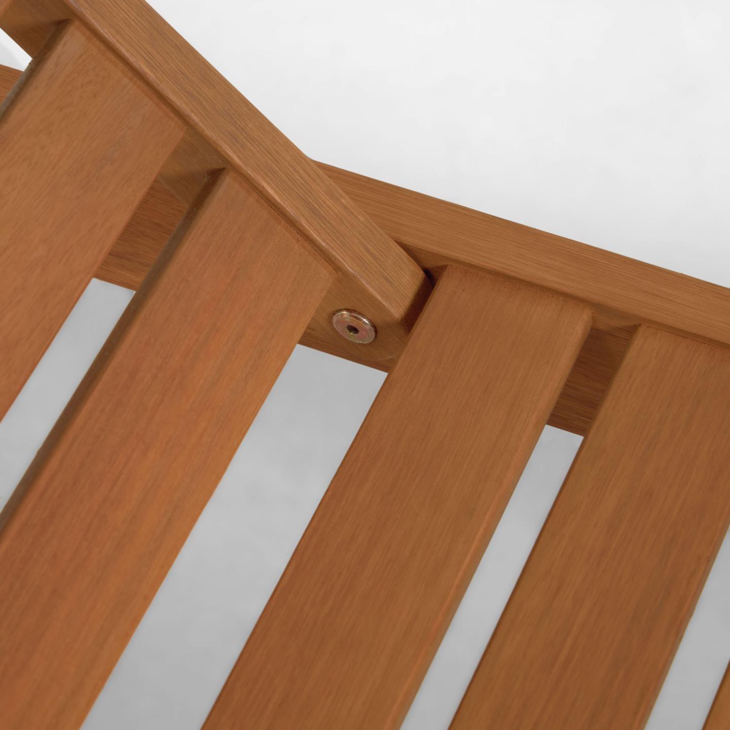 Leżak BEILA lite drewno eukaliptusowe La Forma Eye on Design