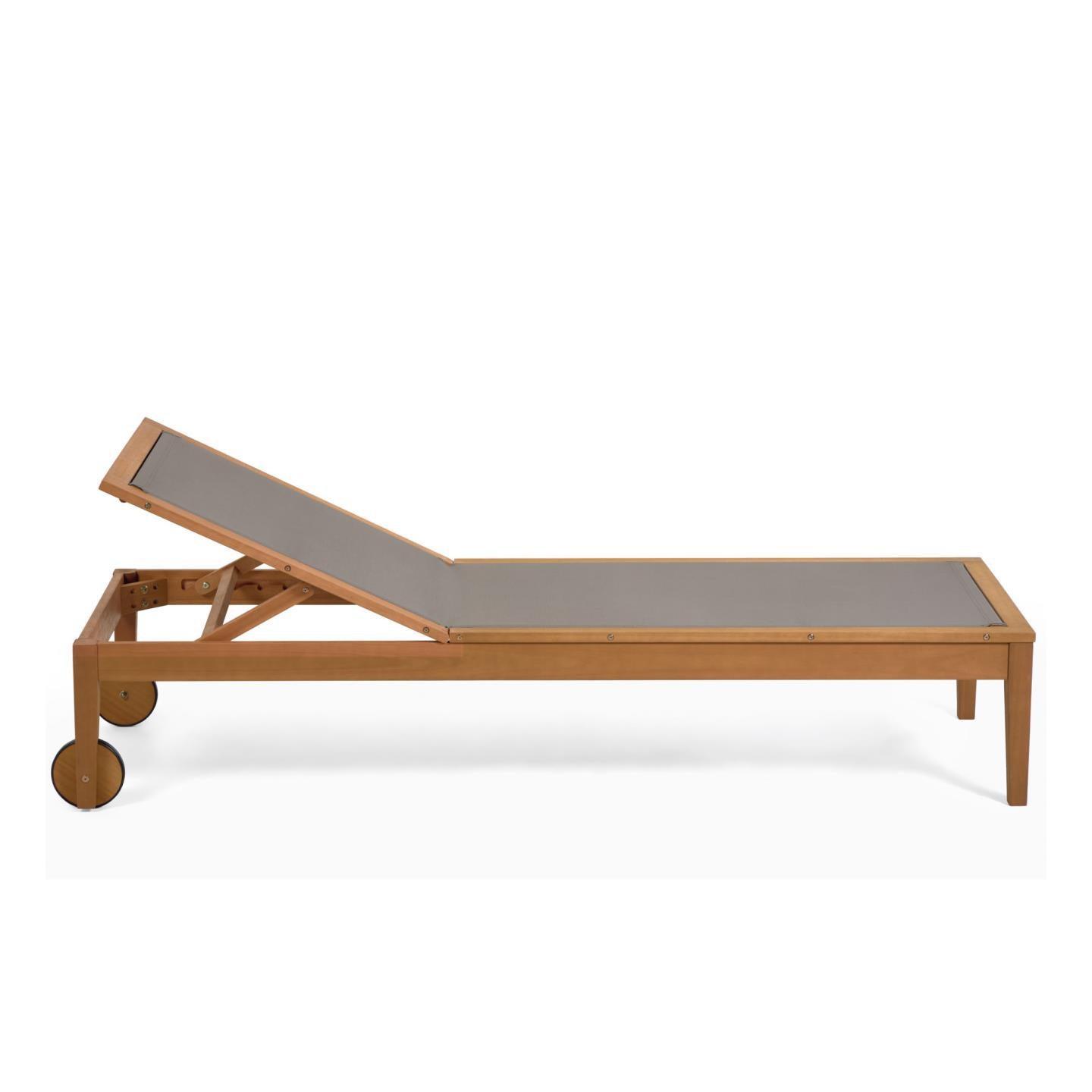 Leżak CATERIN szary La Forma Eye on Design