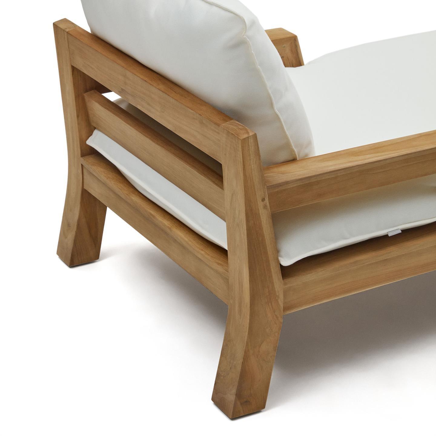 Leżak FORCANERA lite drewno tekowe La Forma Eye on Design