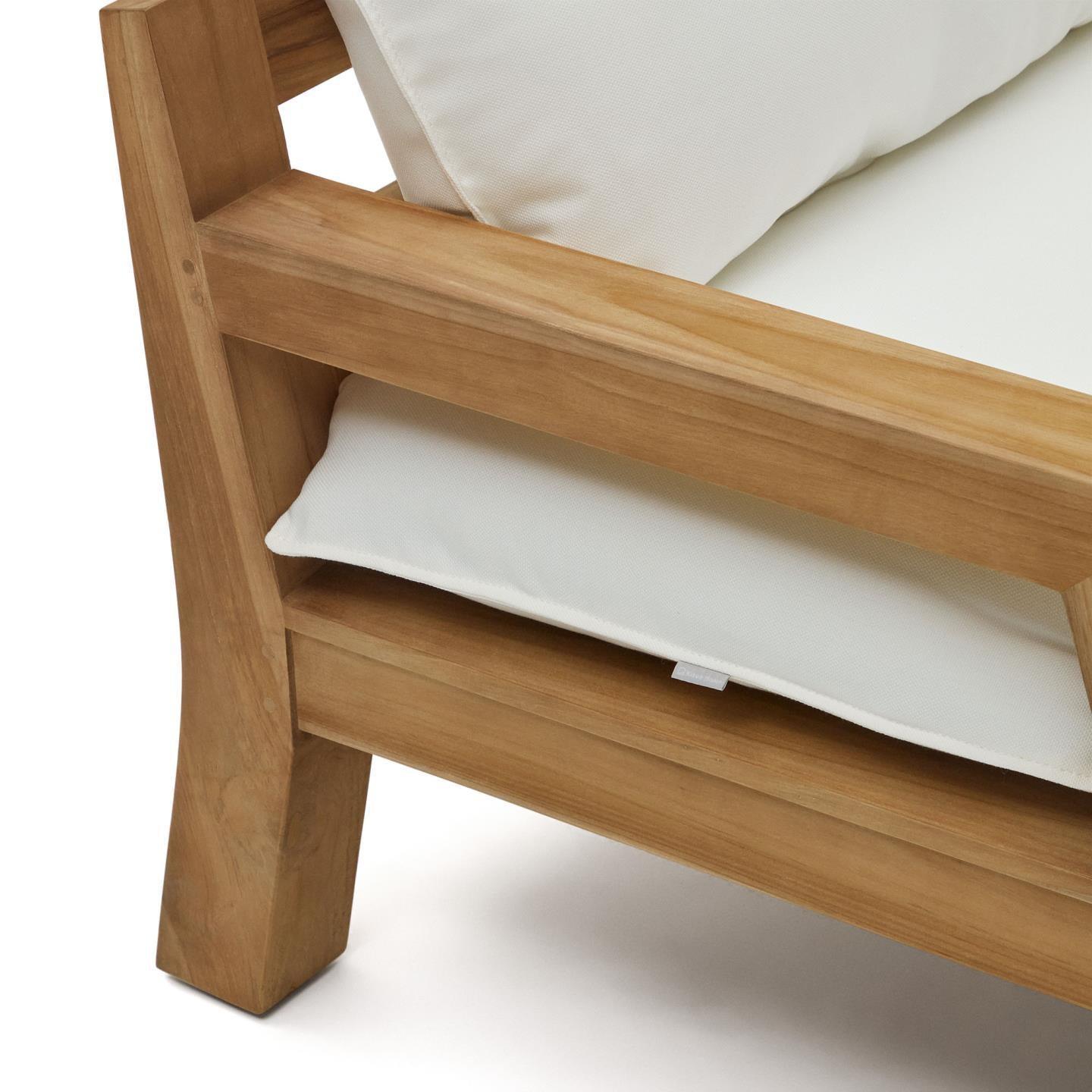 Leżak FORCANERA lite drewno tekowe La Forma Eye on Design