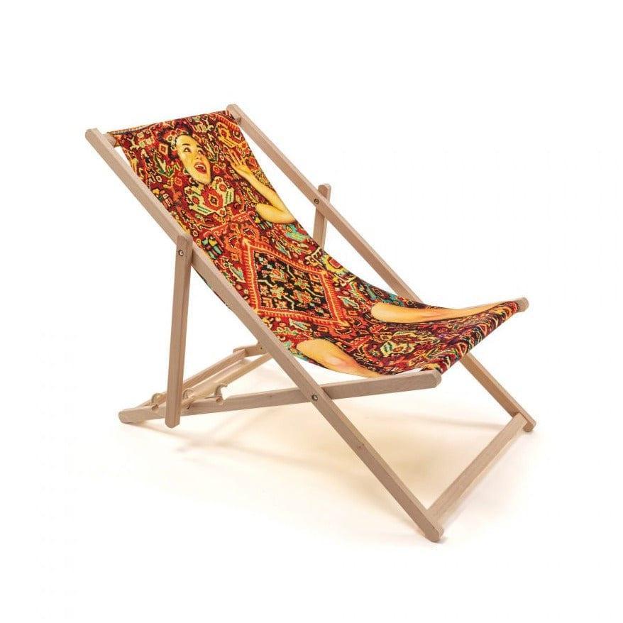 Leżak LADY ON CARPET czerwony Seletti Eye on Design