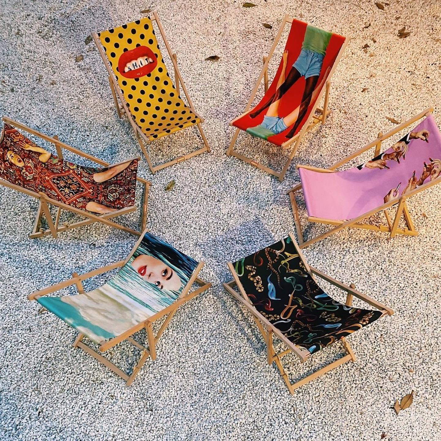 Leżak LADY ON CARPET czerwony Seletti Eye on Design