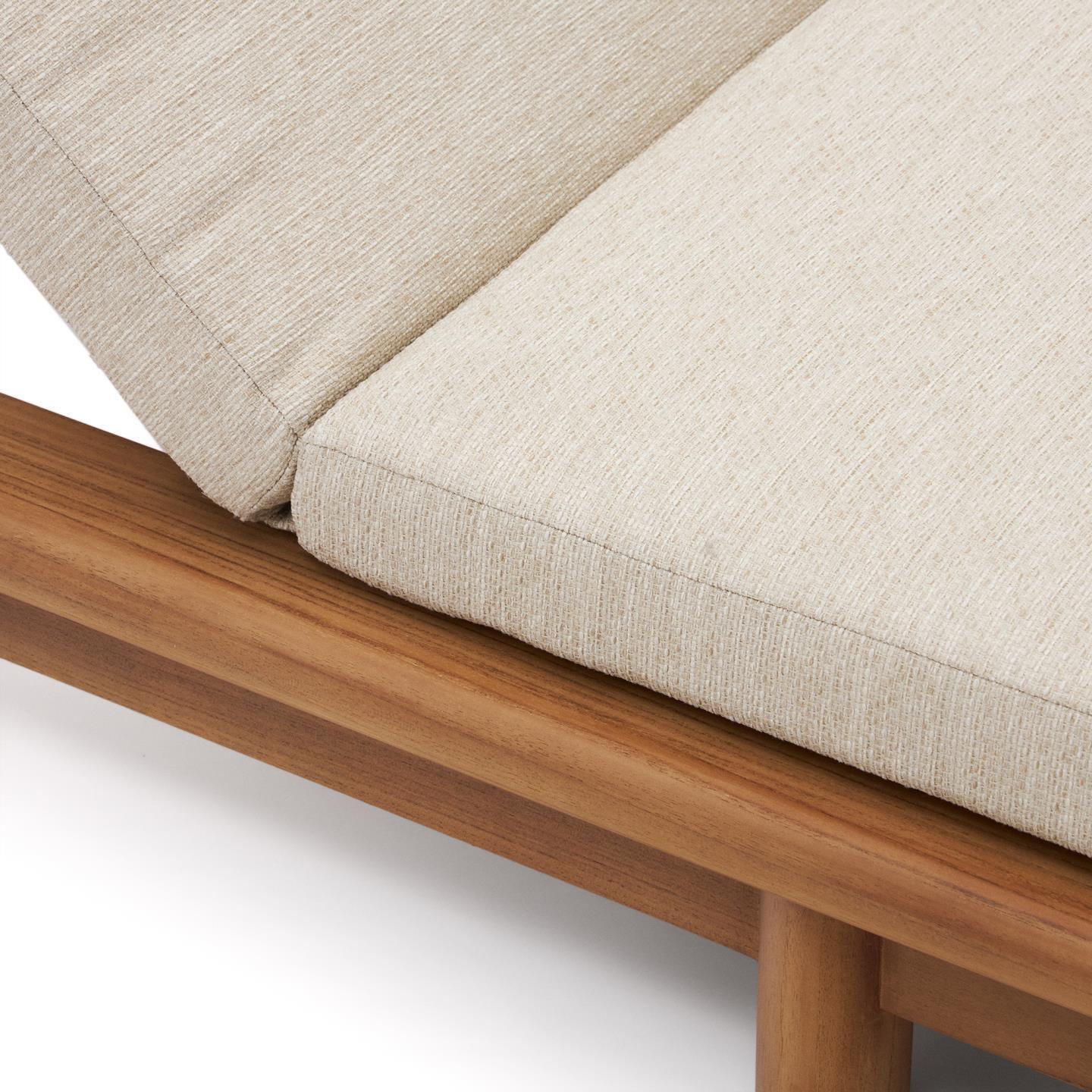 Leżak ogrodowy TURQUETA drewno tekowe La Forma Eye on Design