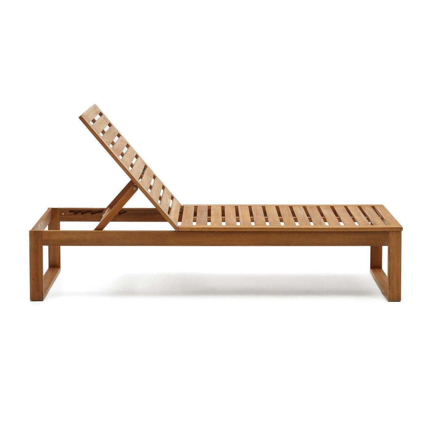 Leżak SULAMITA lite drewno akacjowe La Forma Eye on Design