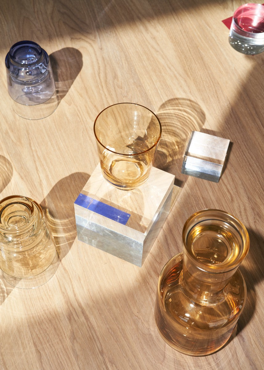 RAISE Amber Glasses Set