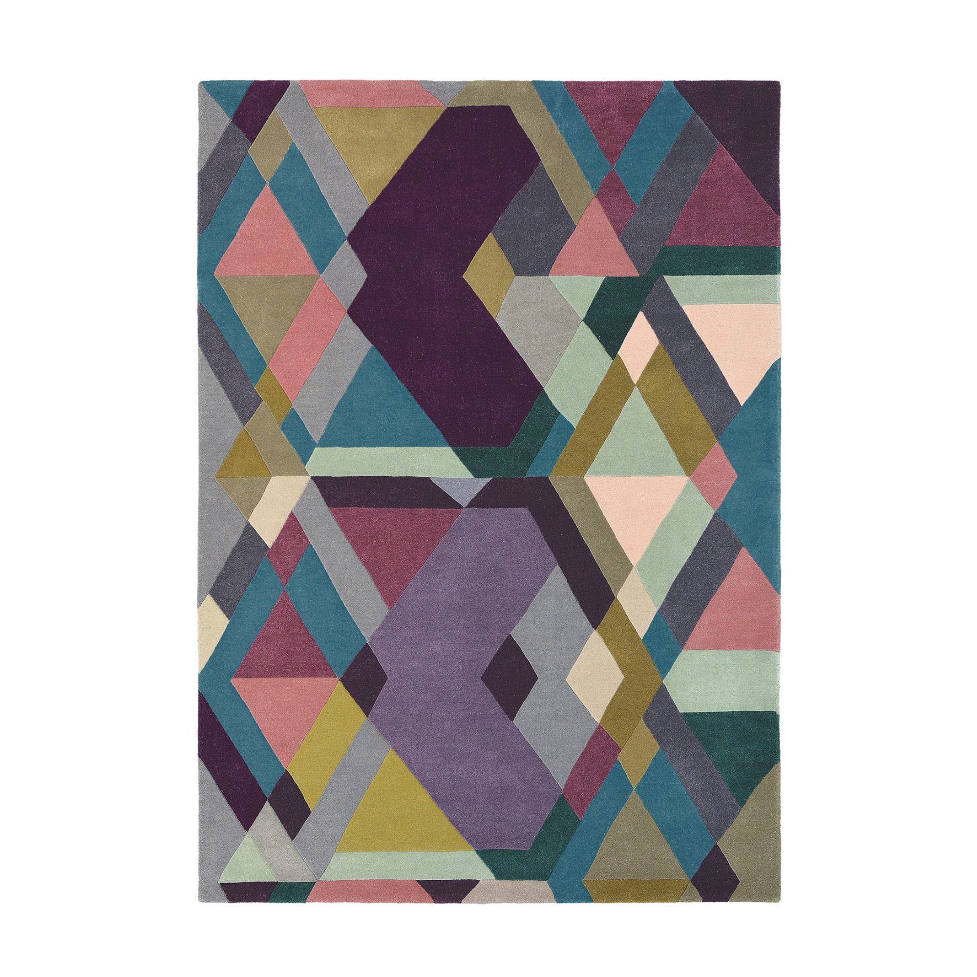 Vloerkleed MOSAIC LICHTPAARS meerkleurig