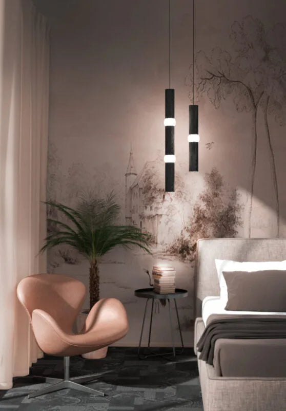 Hanglamp LIGHTBONE zwart eiken