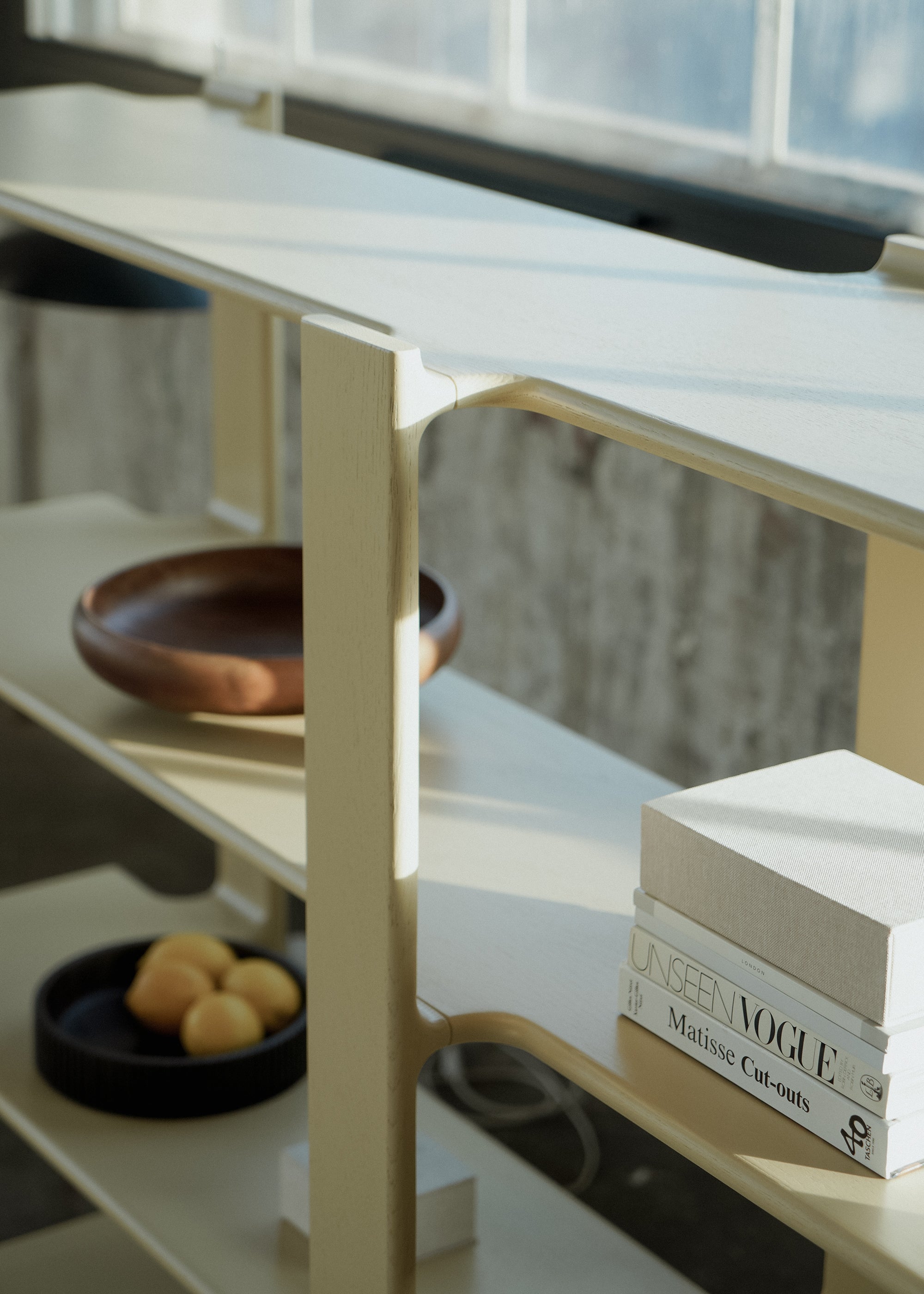 Boekenkast LIGO DUO eikenhout