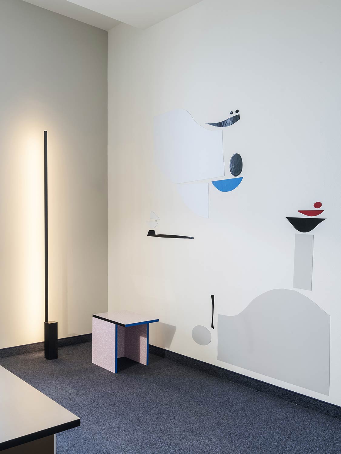 Vloerlamp LINESCAPES zwart