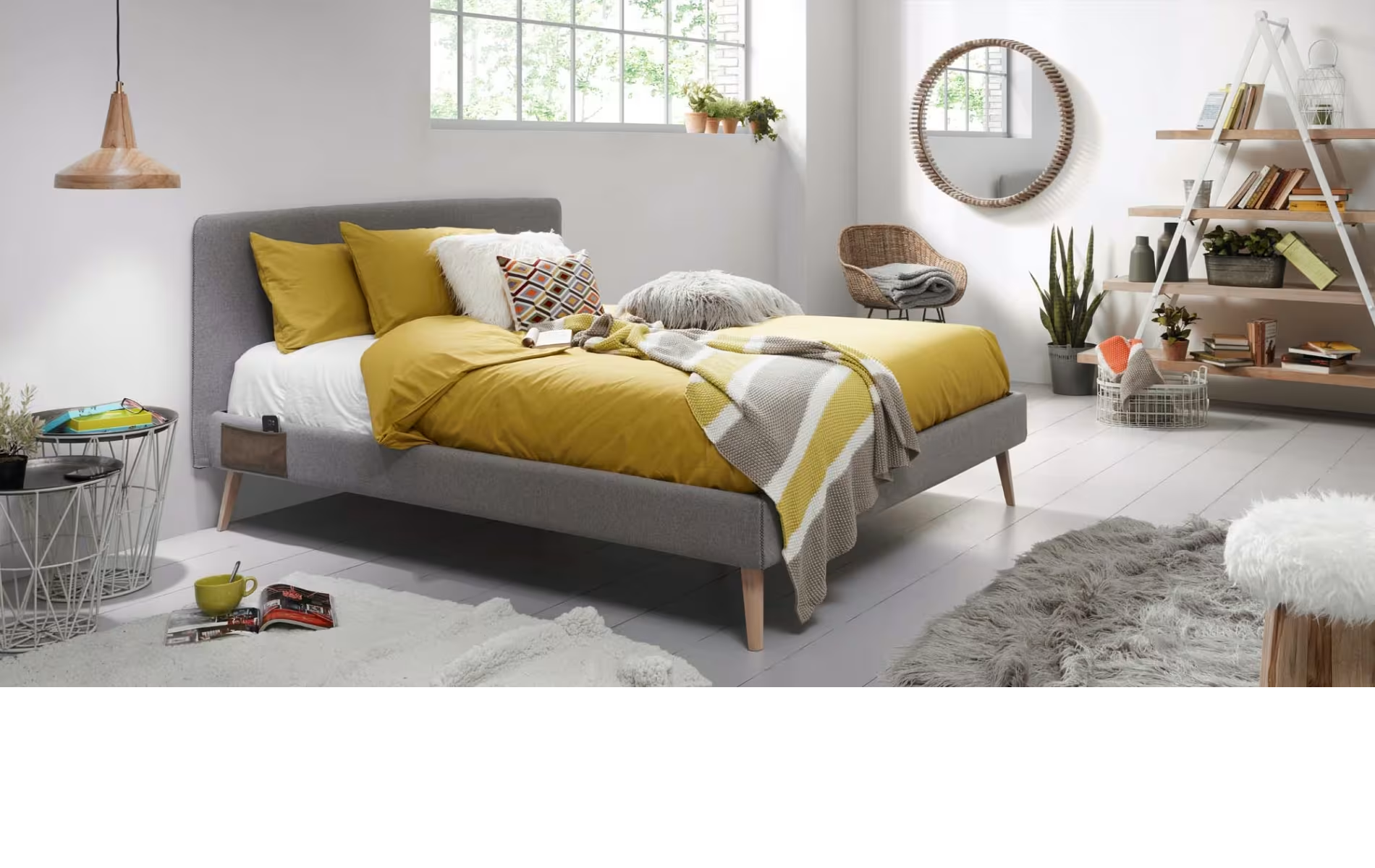 Zagłówek DYLA szary La Forma Eye on Design