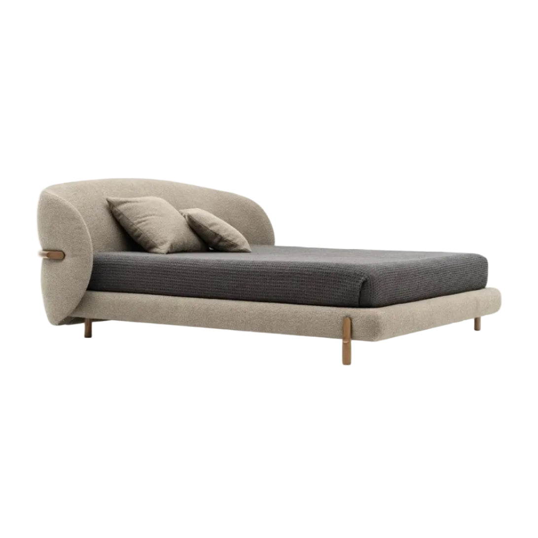 Gestoffeerd bed OLEANDRO