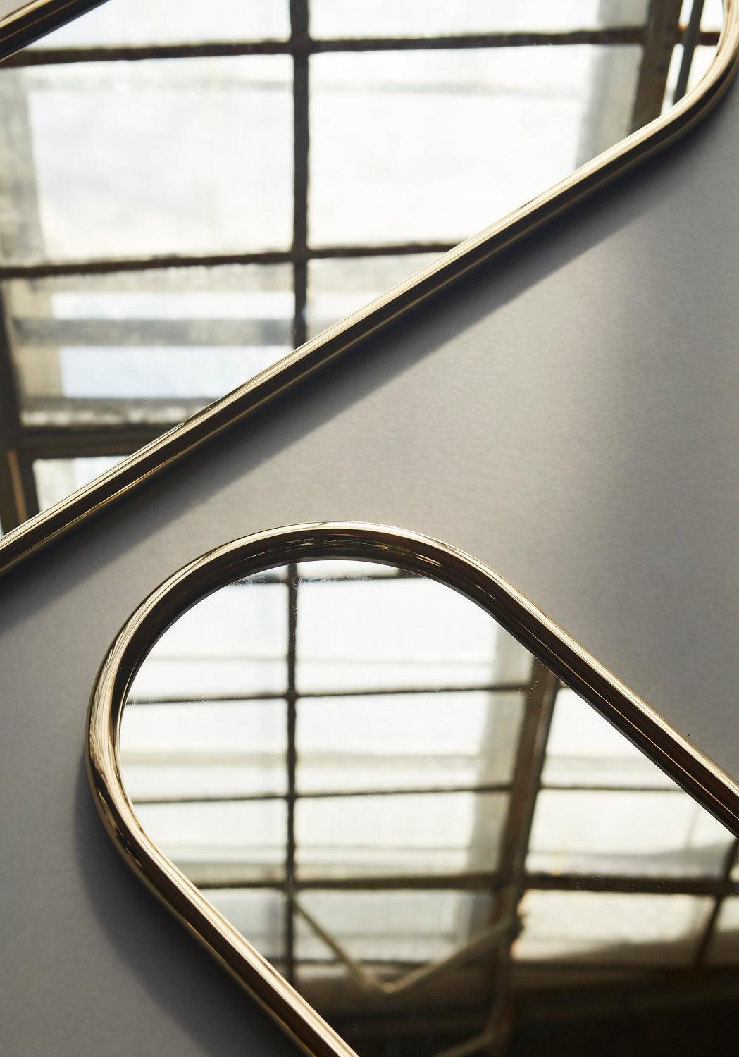 Lustro ANGUI srebrna rama AYTM Eye on Design