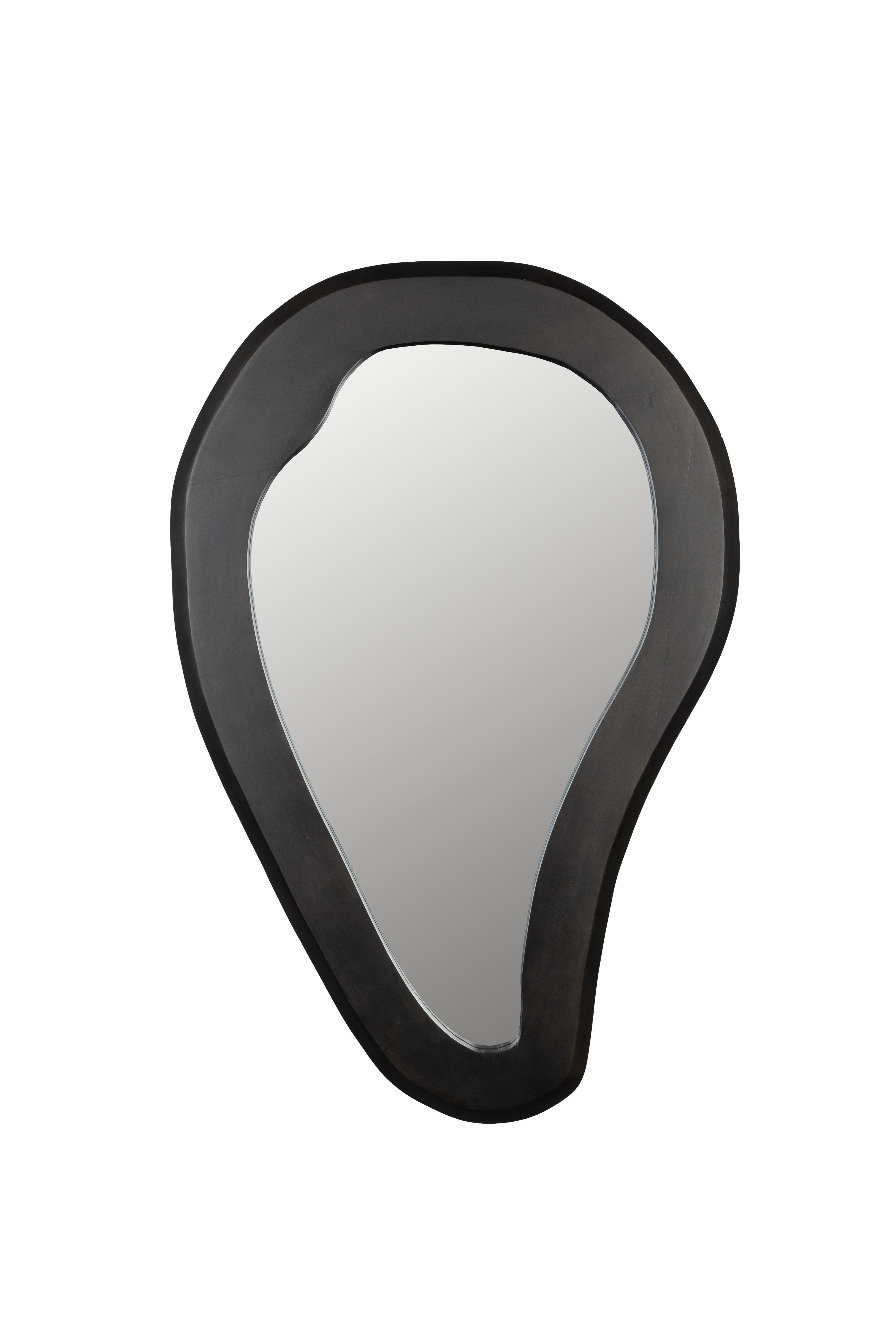 Aren Mirror Wood Black L Dutchbone Eye on Design