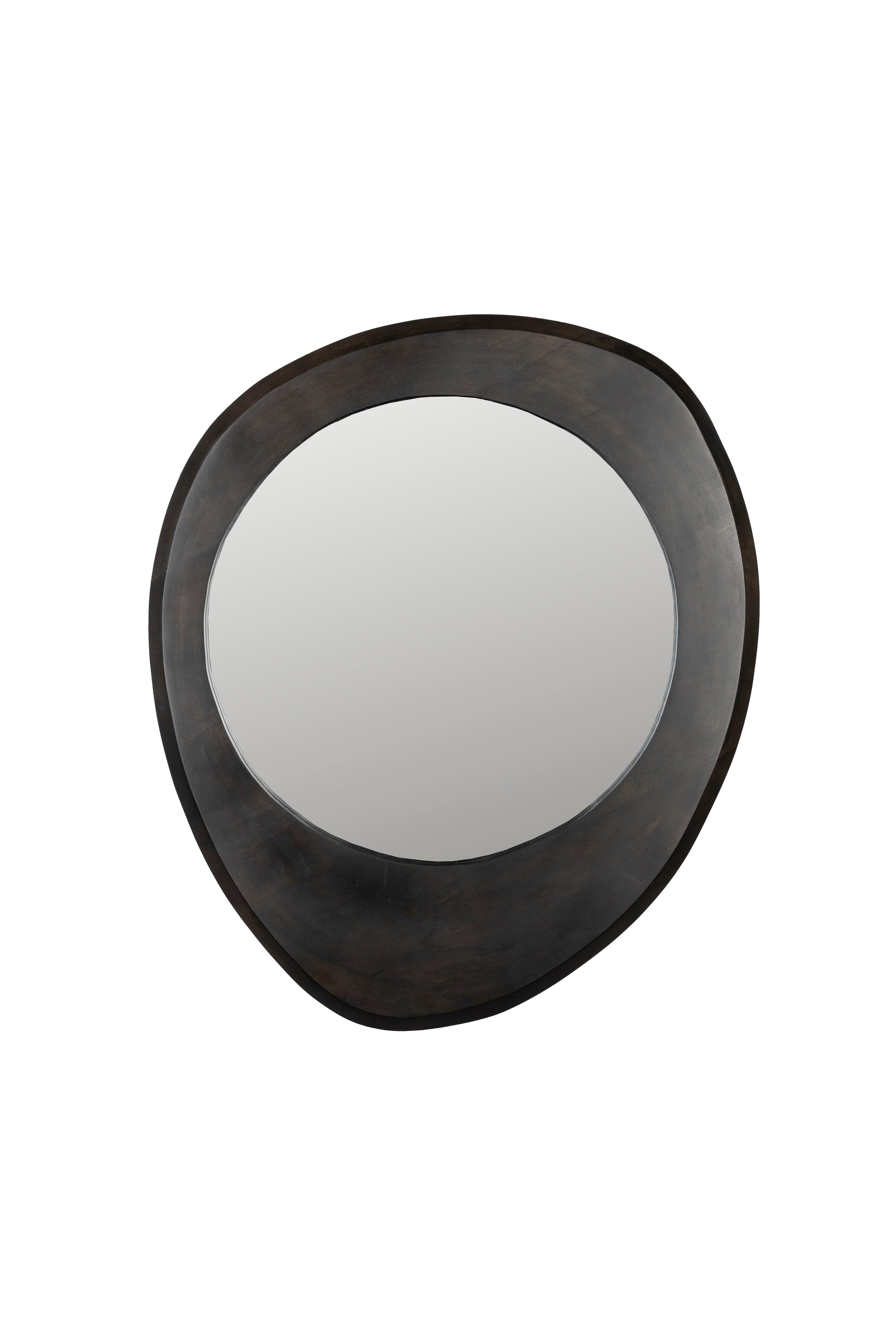 Aren Mirror Wood Black M Dutchbone Eye on Design