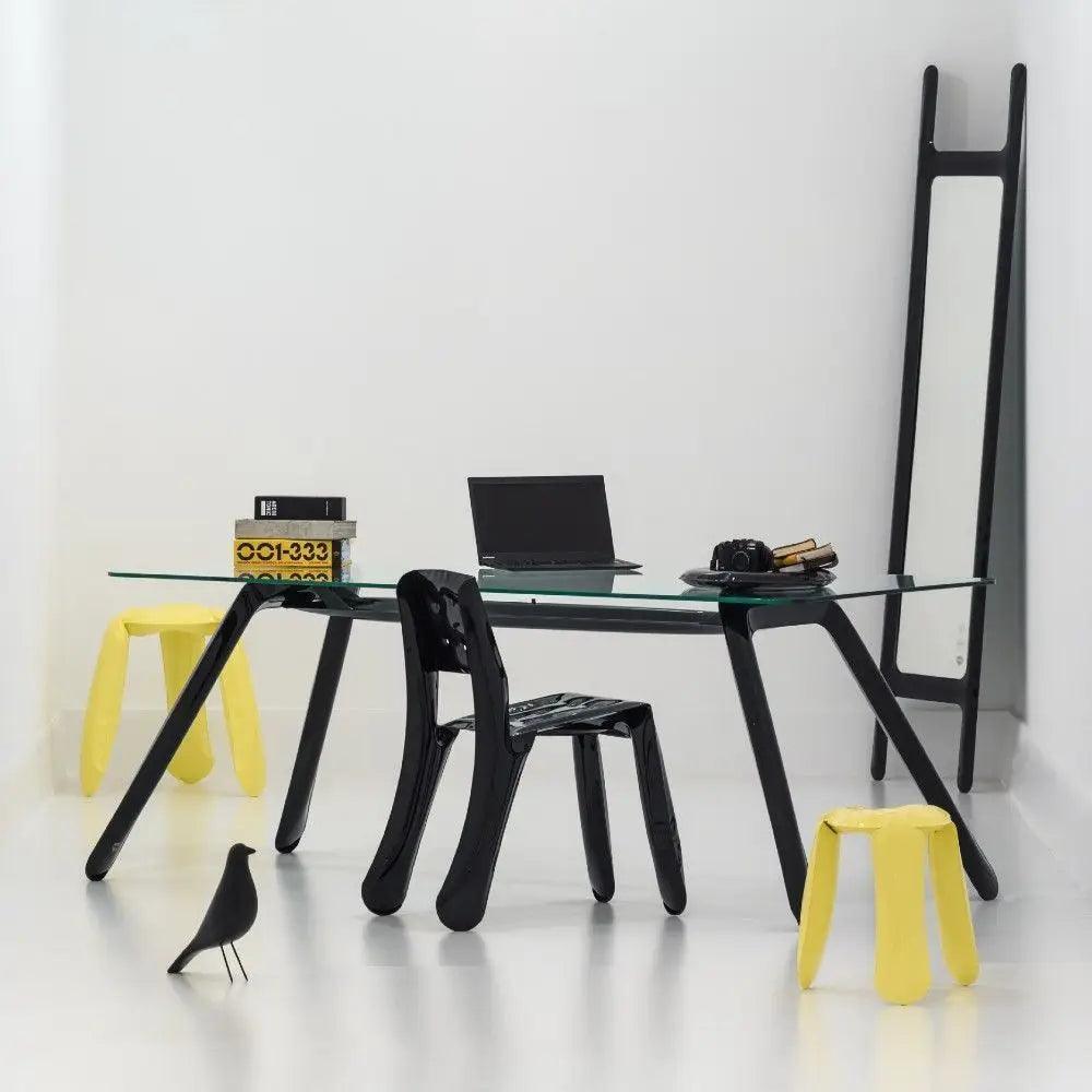 Lustro DRAB heat kosmiczny błękit – styl minimalistyczny