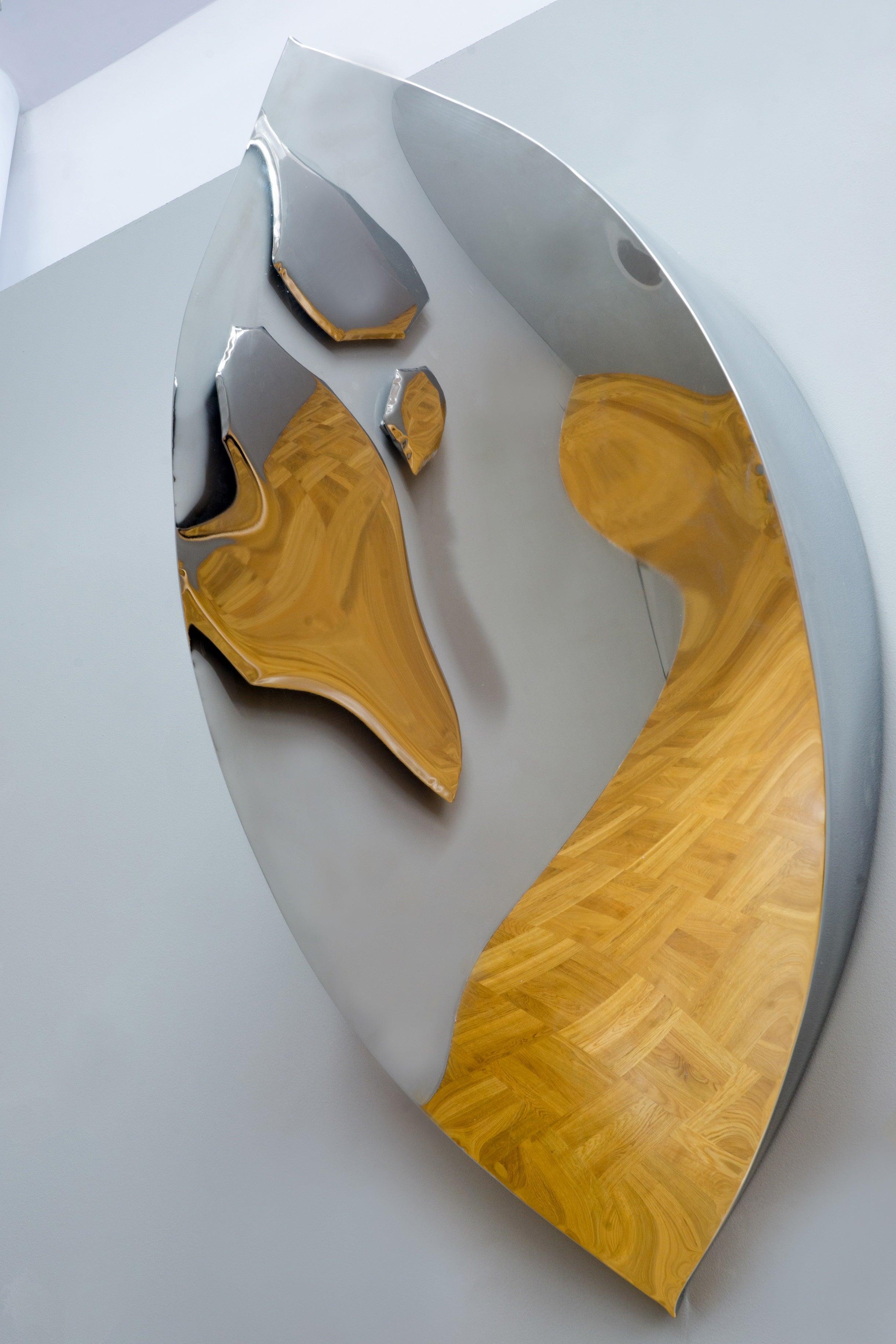 Lustro LEZKA inox Zieta Studio Eye on Design