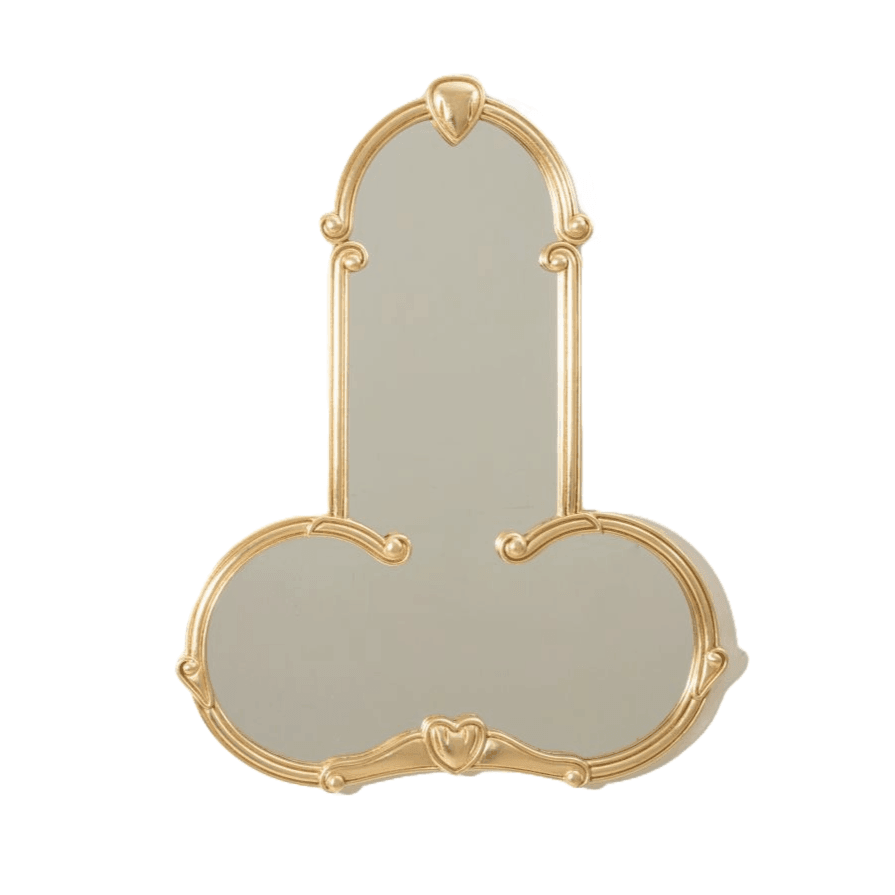 Lustro LIBERTY MAN złoty Seletti Eye on Design