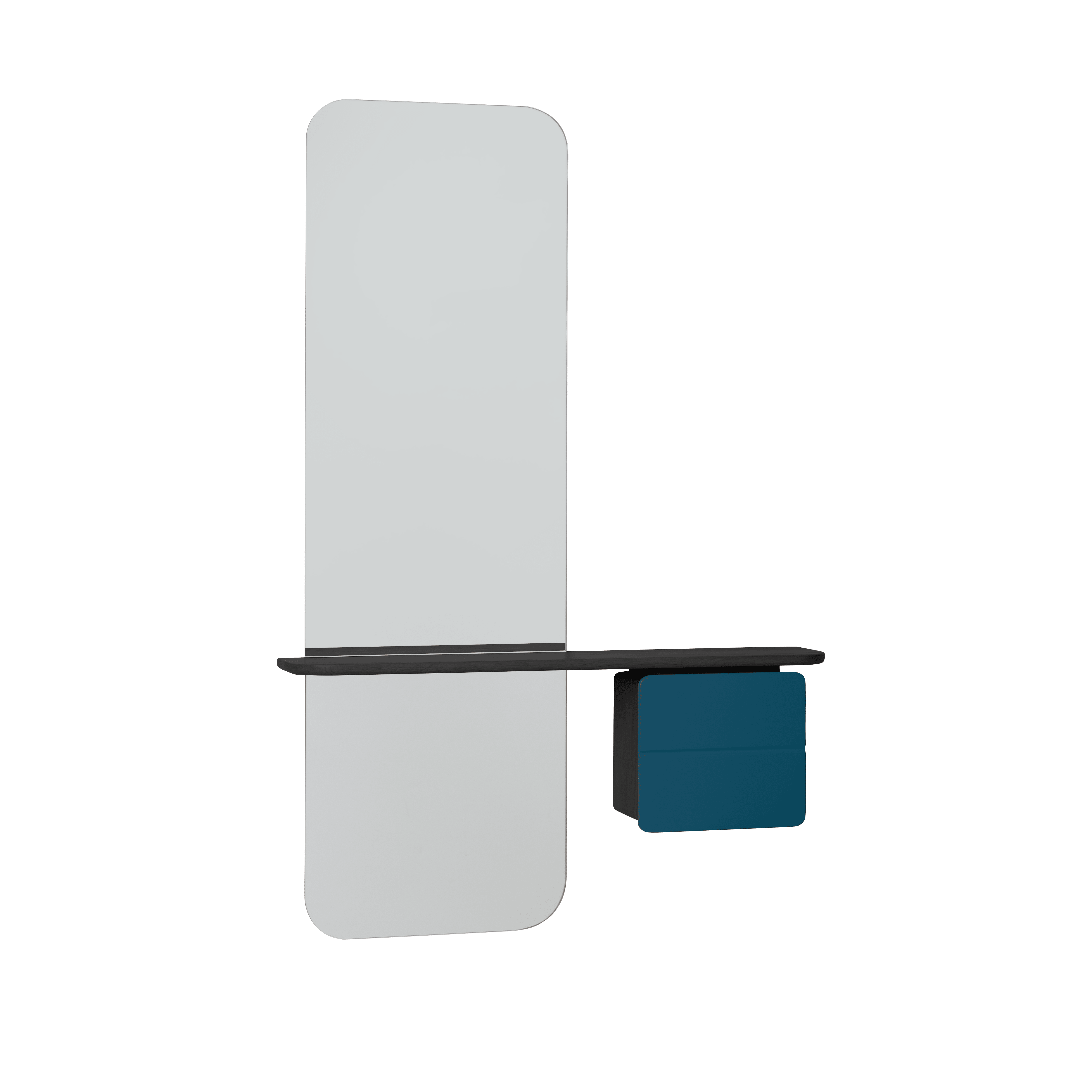 Lustro ONE MORE LOOK niebieski z czarnym dębem UMAGE Eye on Design