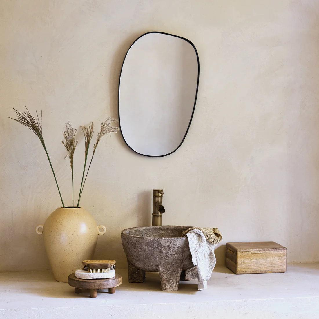 Lustro ORGANIC czarny Urban Nature Culture Eye on Design