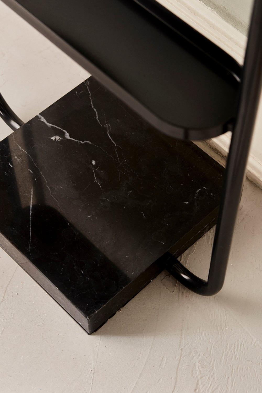 Lustro podłogowe ANGUI czarny marmur AYTM Eye on Design