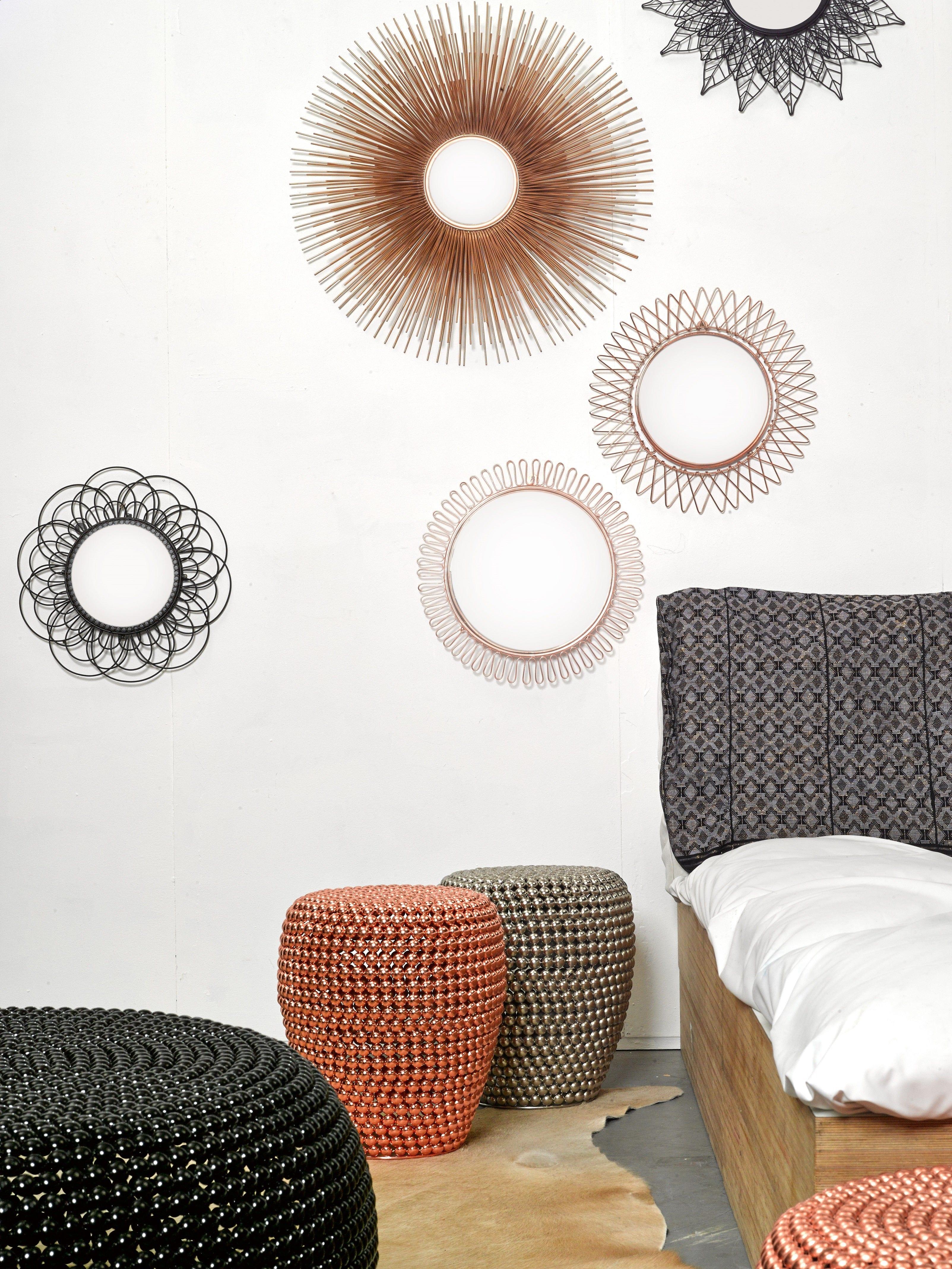 Lustro PRICKLE złoty Pols Potten Eye on Design