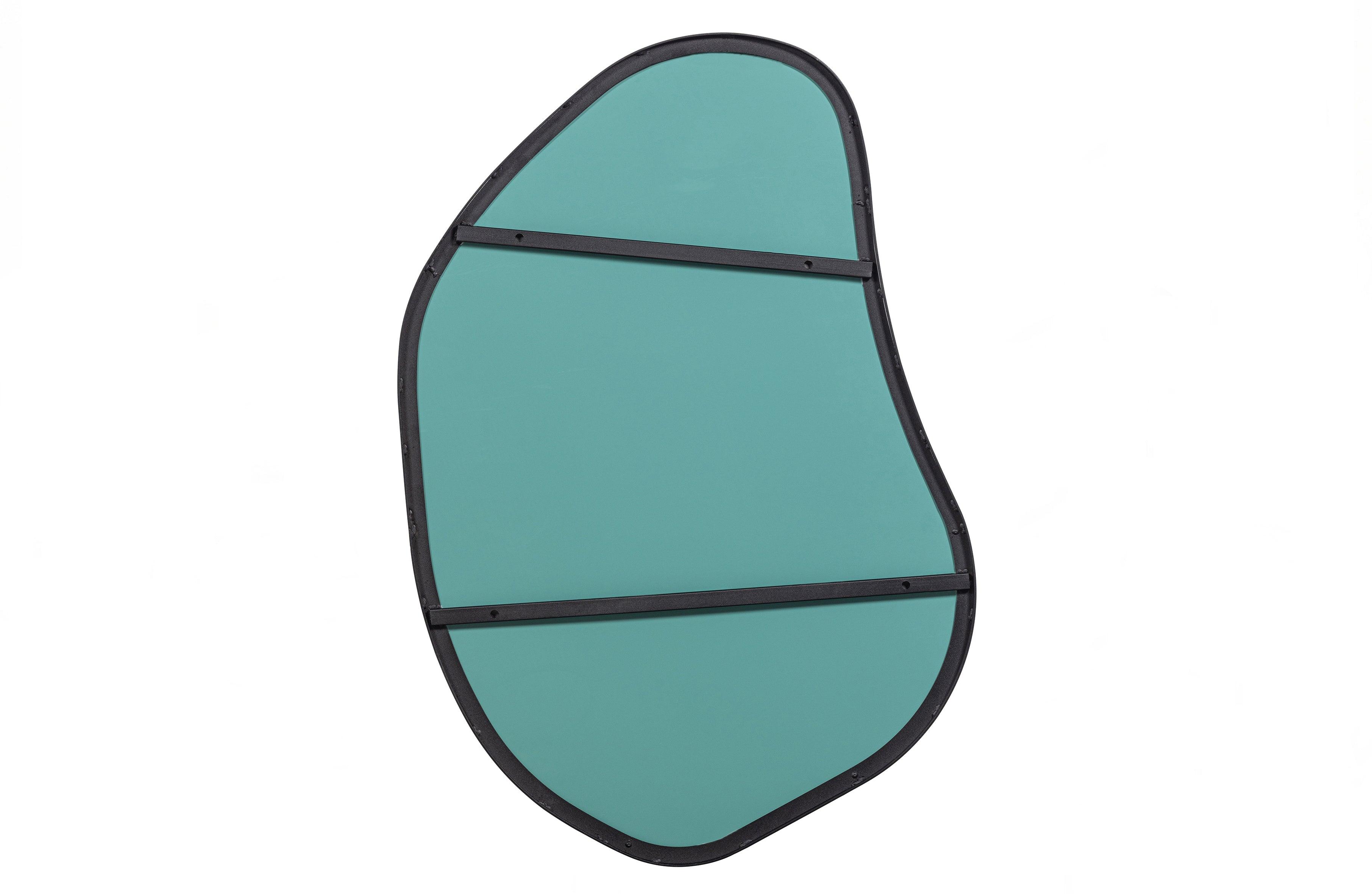 Lustro ROMEE z czarną ramą Woood Eye on Design