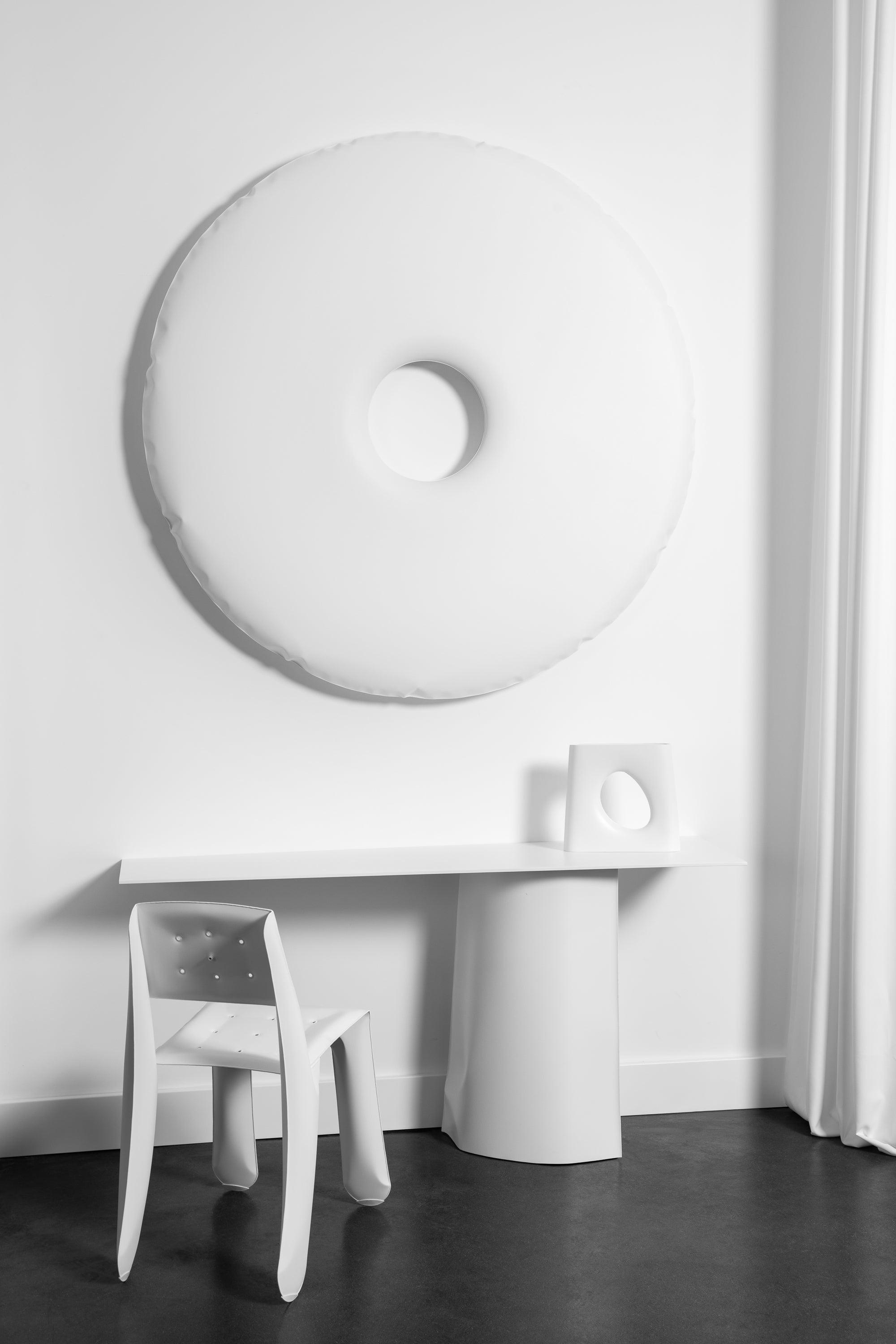 Lustro RONDO cotton candy biały mat Zieta Studio Eye on Design