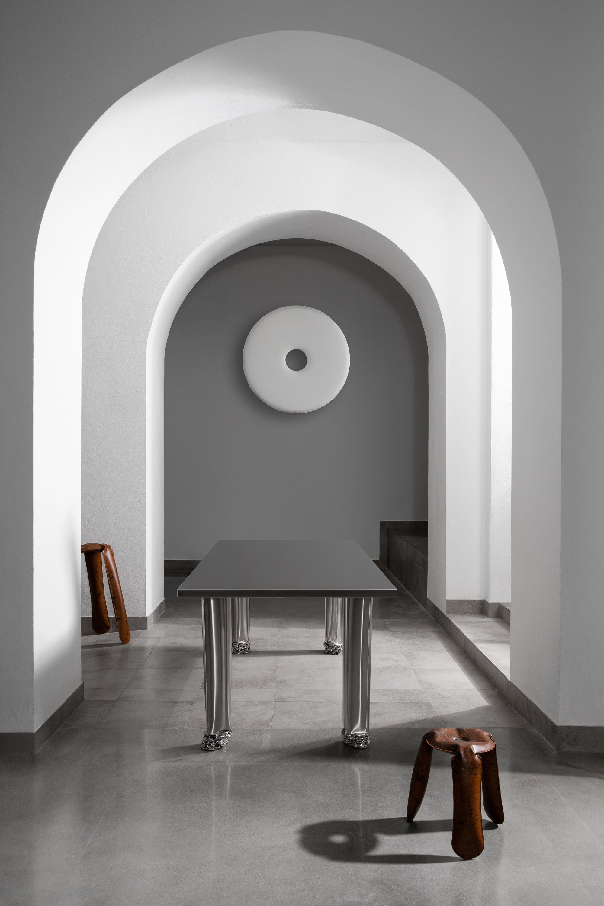 Lustro RONDO cotton candy biały mat Zieta Studio Eye on Design