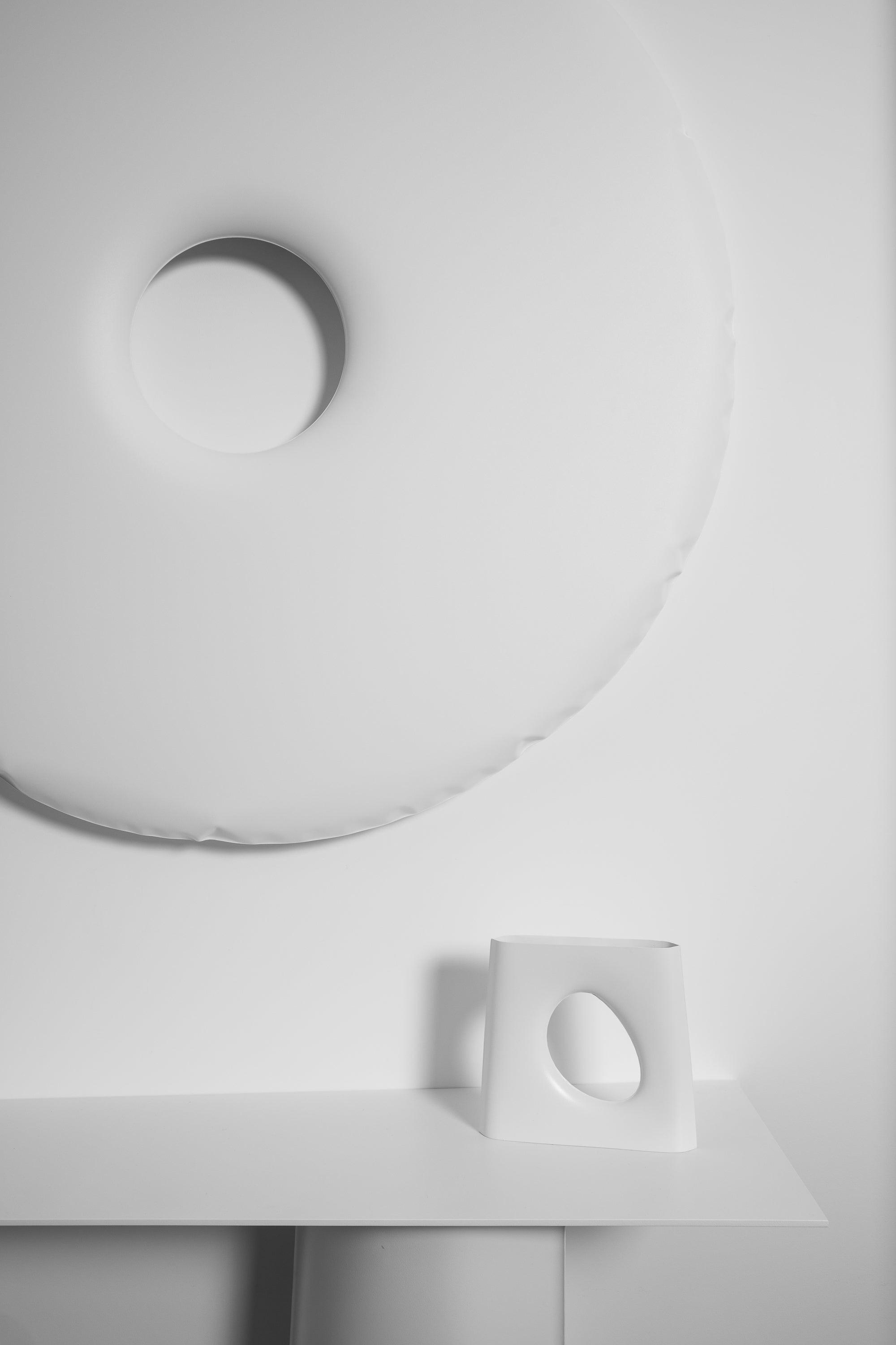 Lustro RONDO cotton candy biały mat Zieta Studio Eye on Design