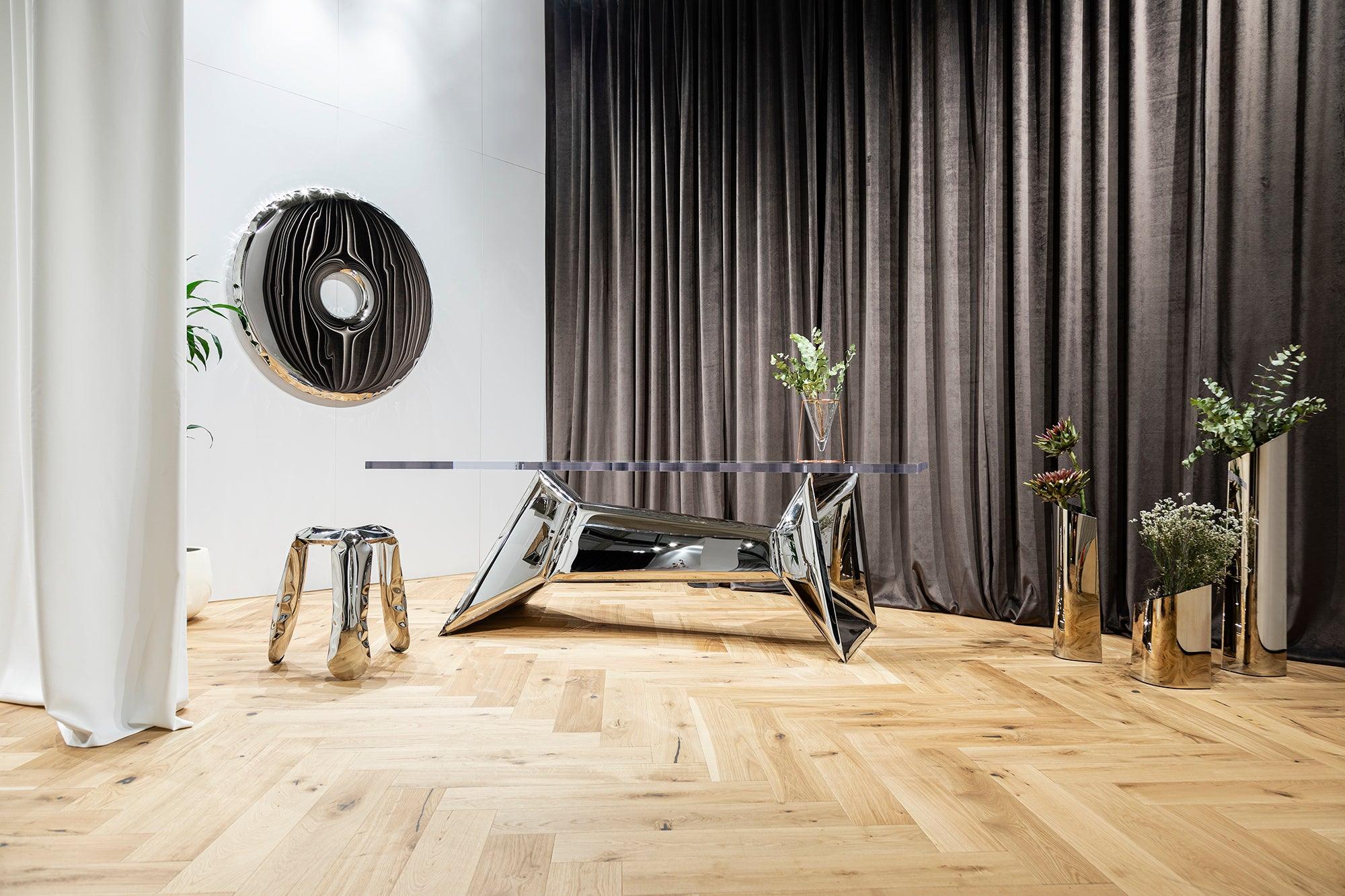 Lustro RONDO inox Zieta Studio Eye on Design