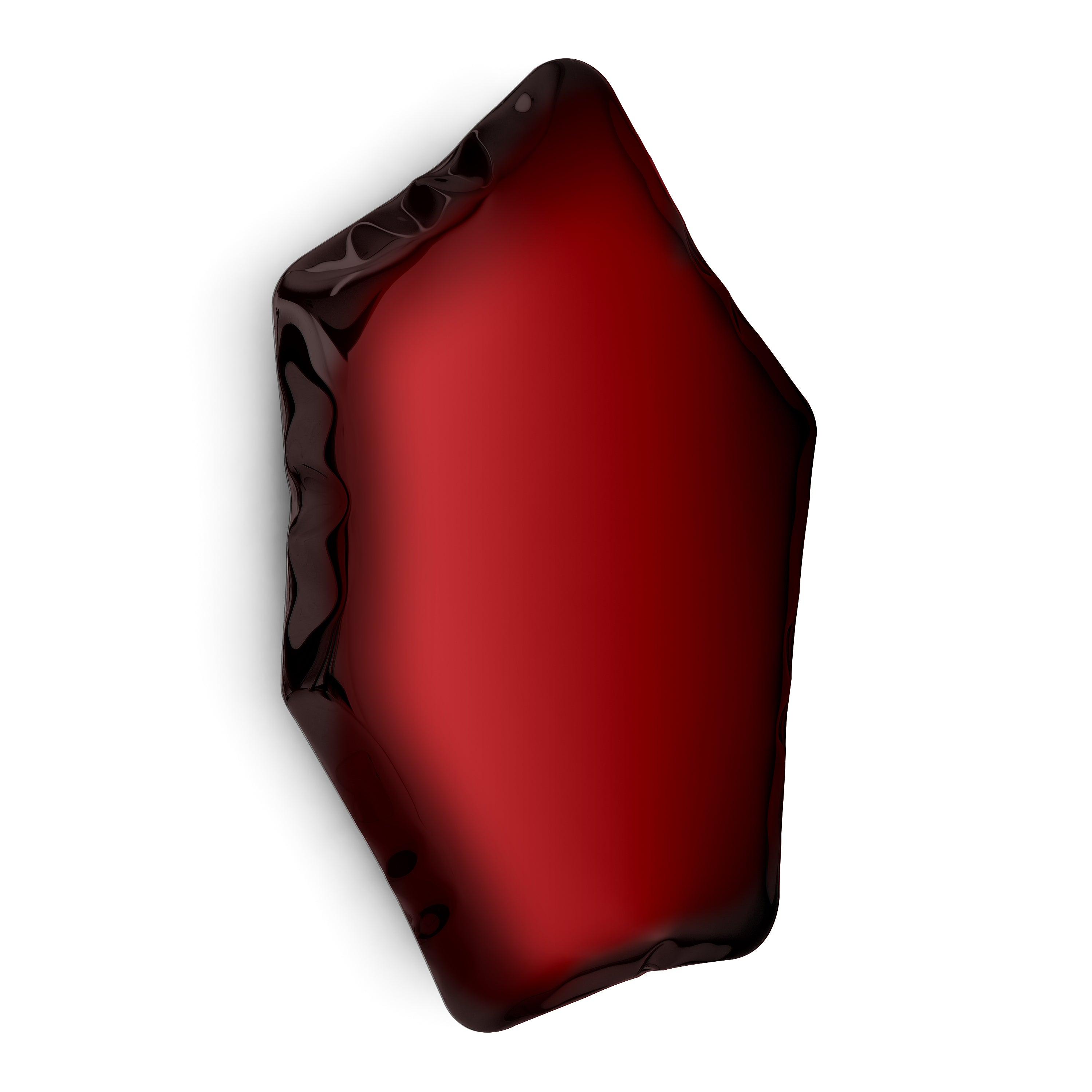 Lustro TAFLA C transitions czerwony rubin Zieta Studio C5 Eye on Design