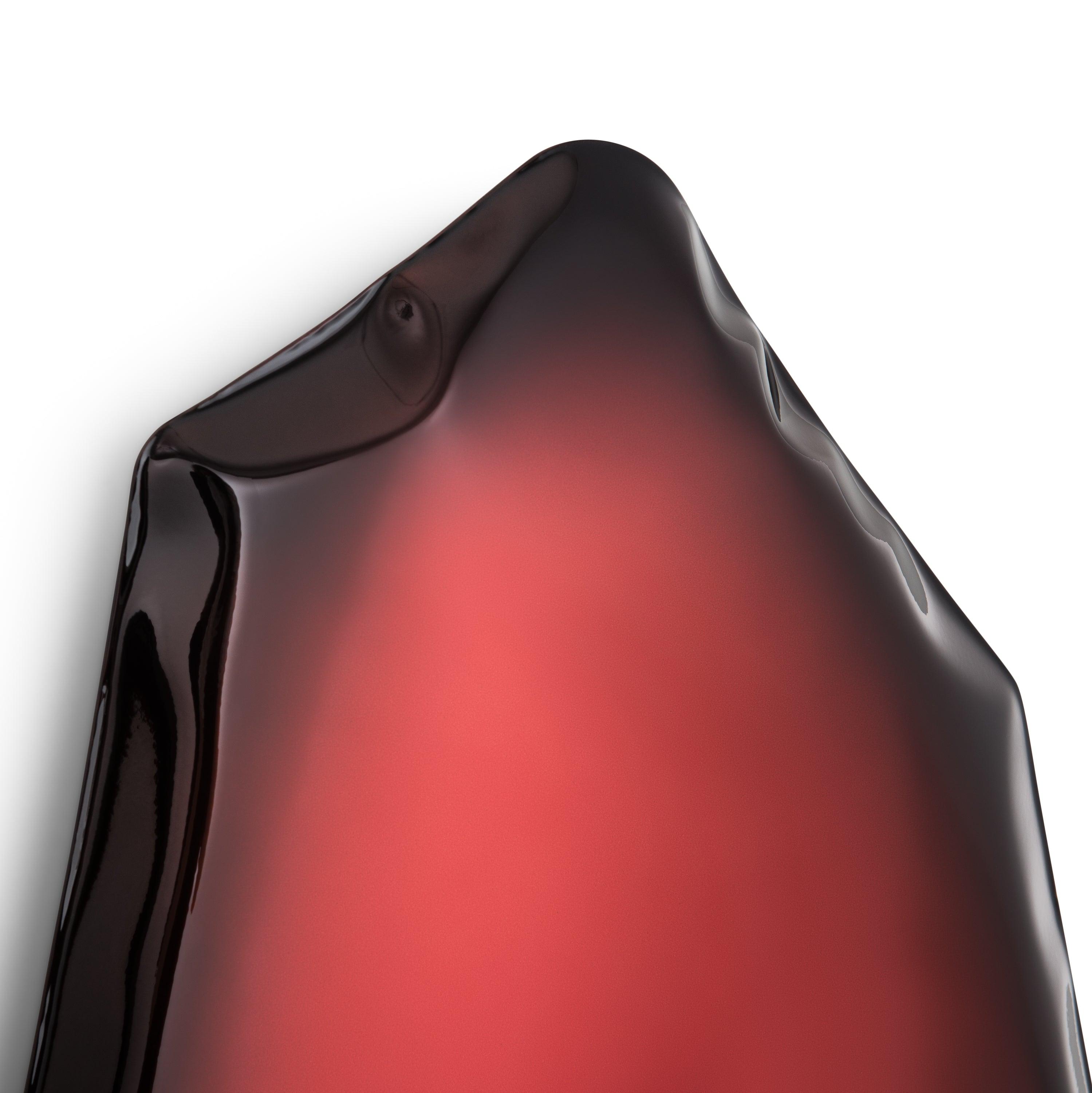 Lustro TAFLA C transitions czerwony rubin Zieta Studio Eye on Design