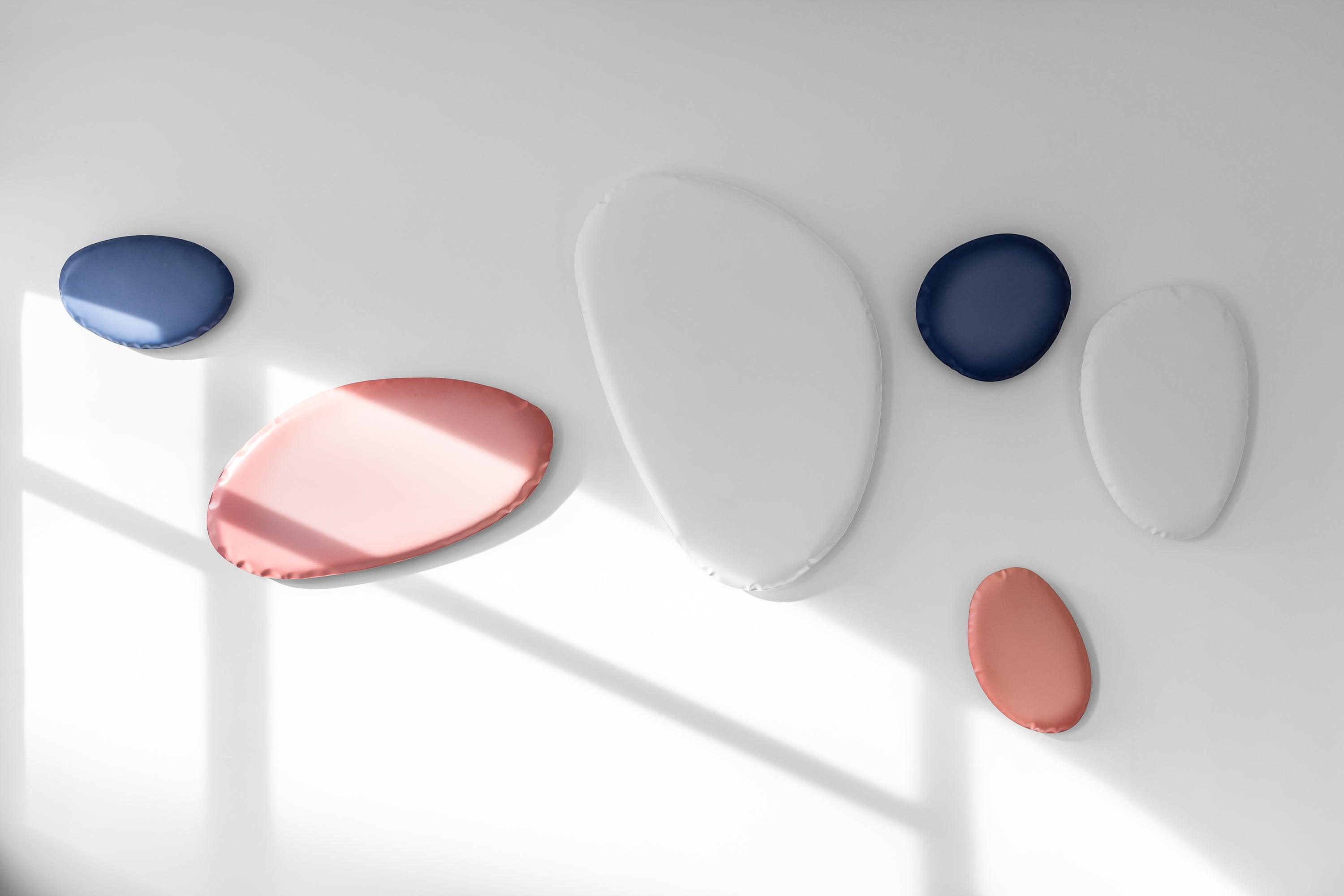 Lustro TAFLA O cotton candy biały mat Zieta Studio Eye on Design