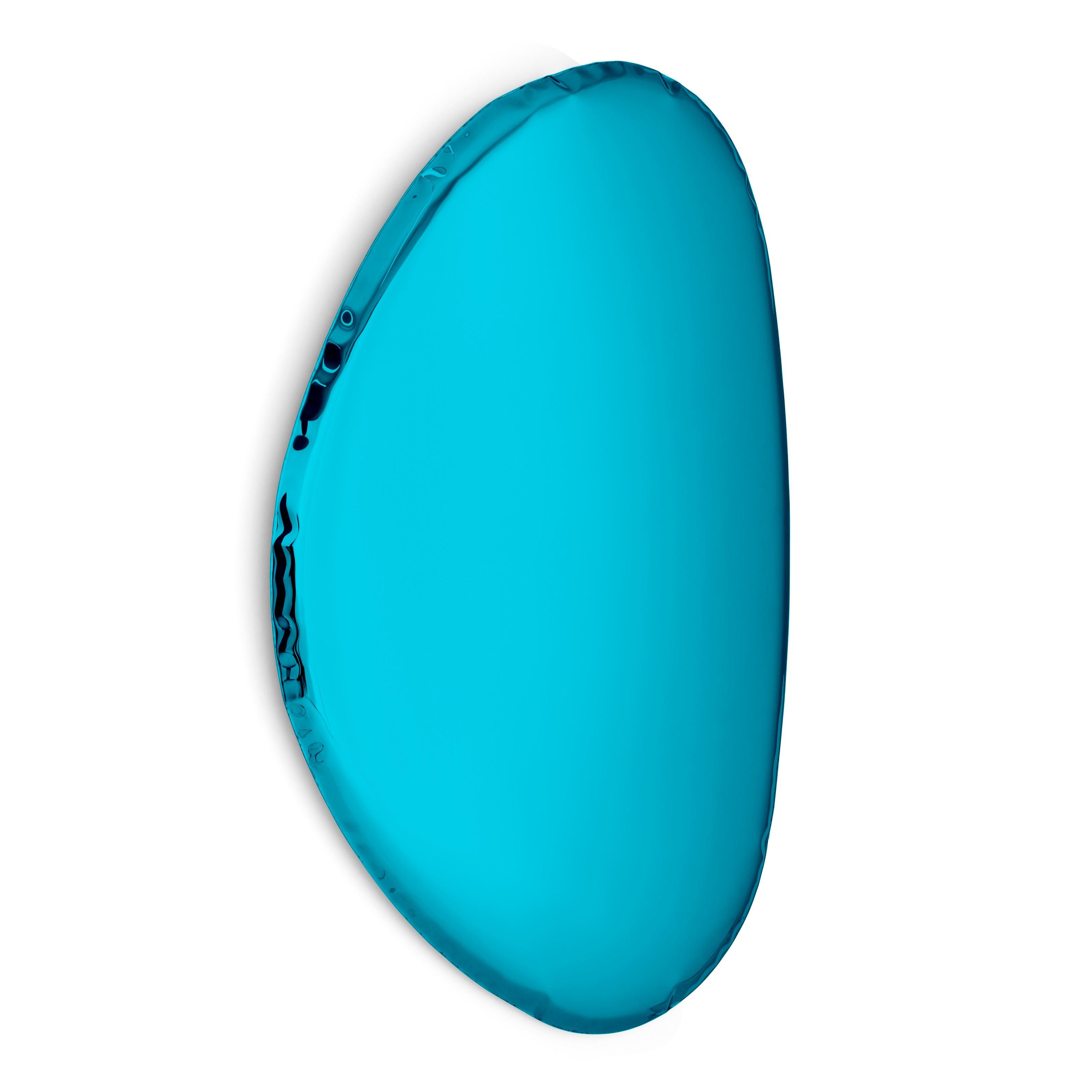 Lustro TAFLA O gradient szafir – szkło, Zieta Studio