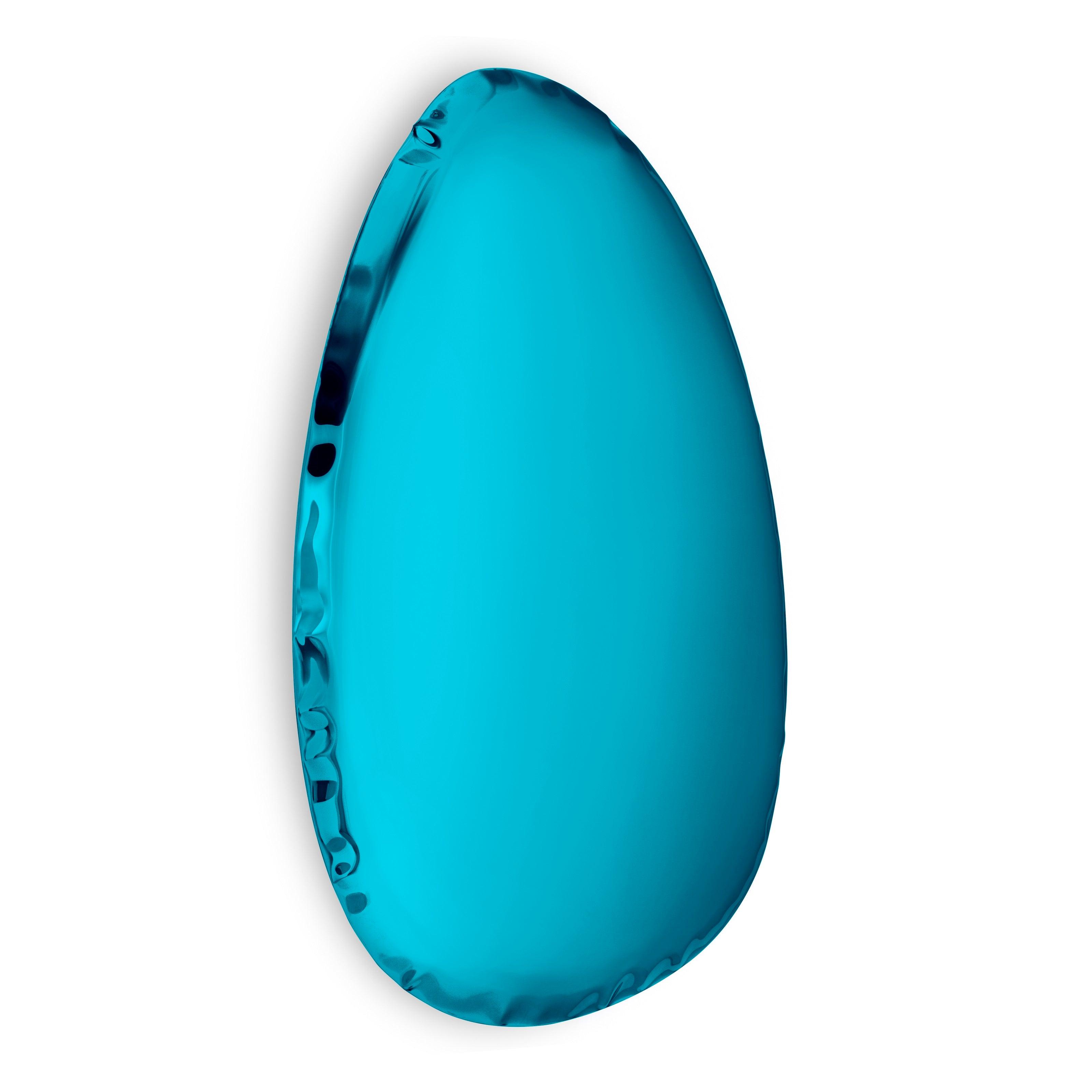 Lustro TAFLA O gradient szafir – szkło